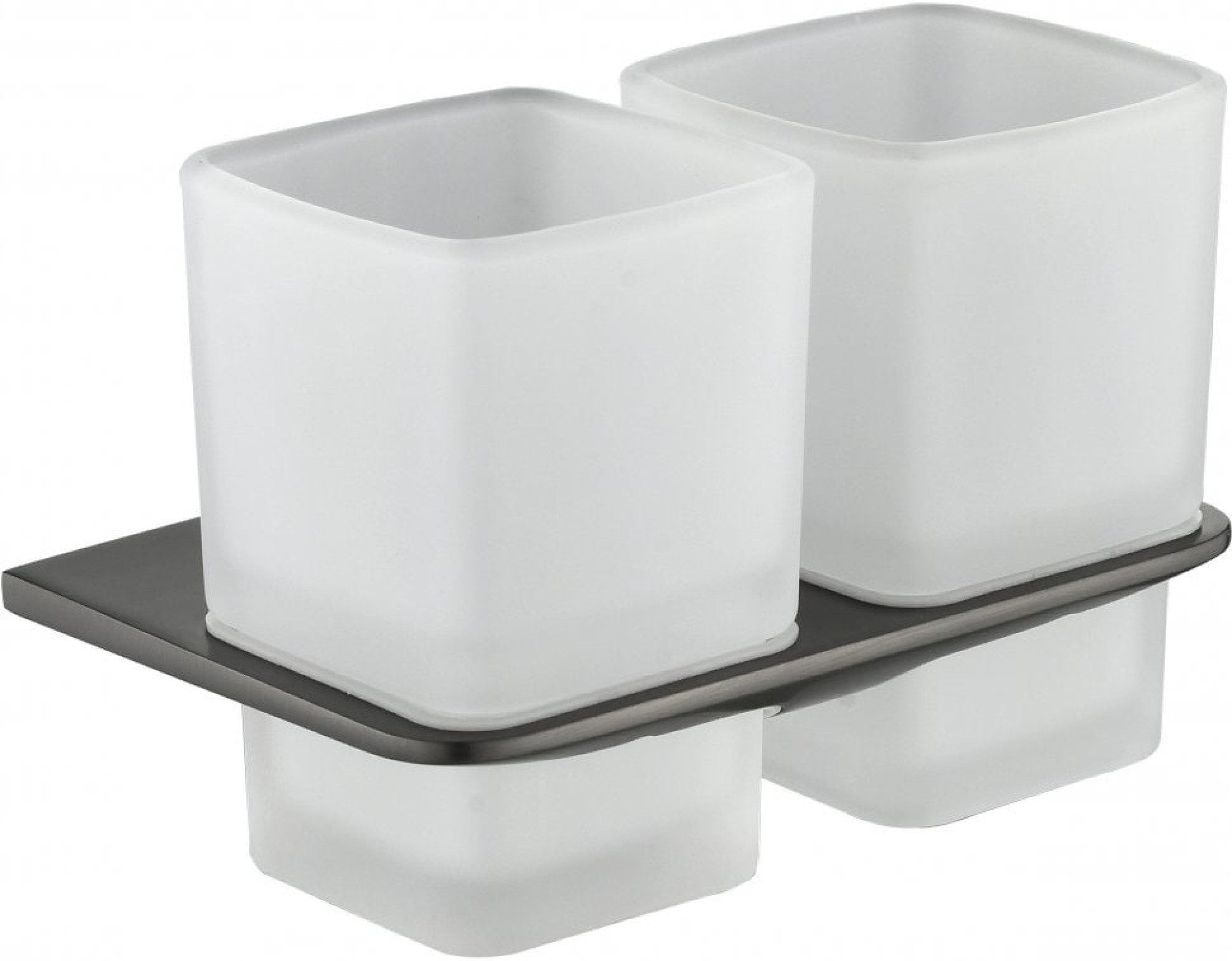 Набор стаканов для зубной щетки и пасты Grocenberg AC0056 (графит) - фото1