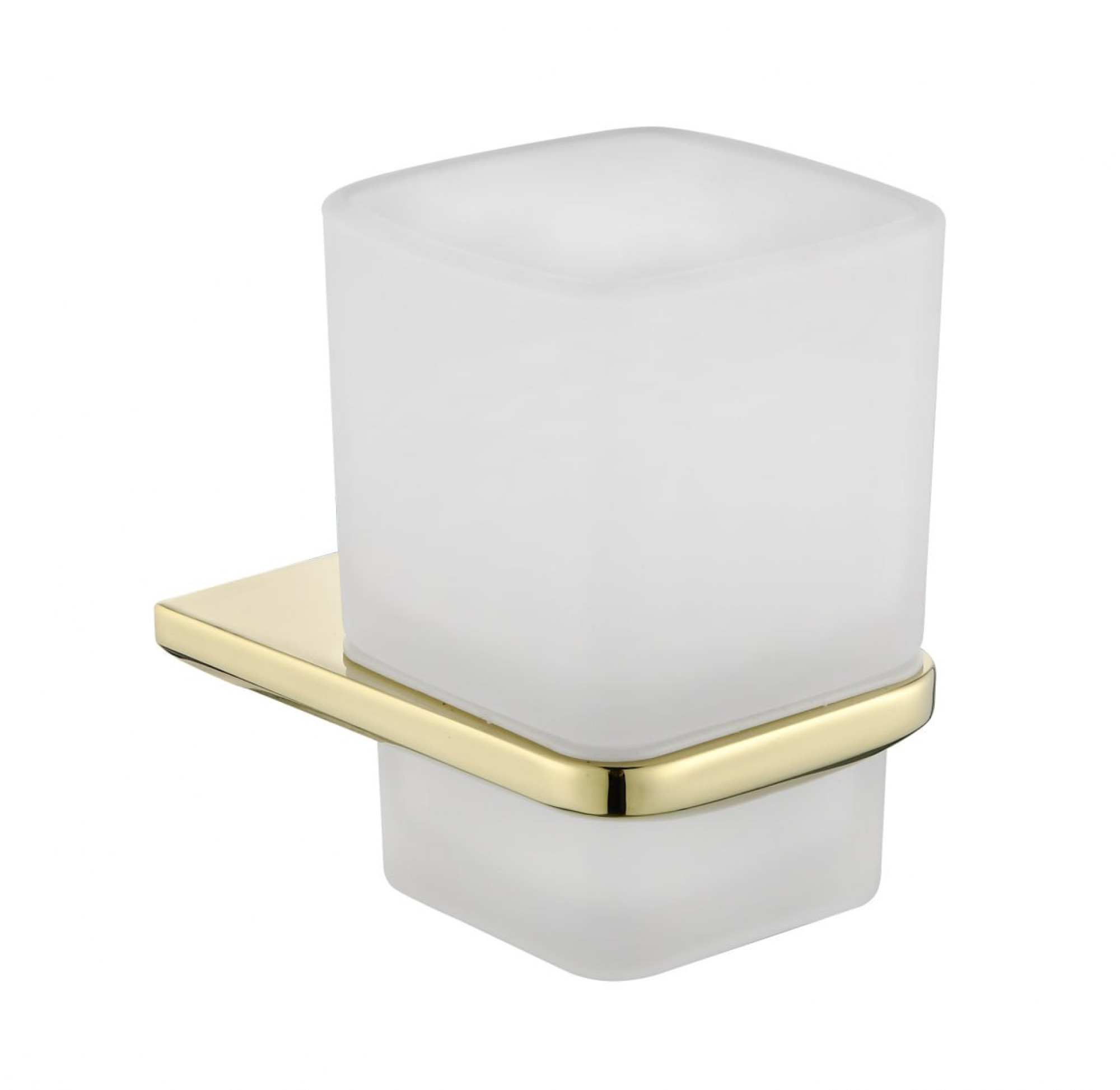 Стакан для зубной щетки и пасты Grocenberg AC0053 (золото глянец) - фото1