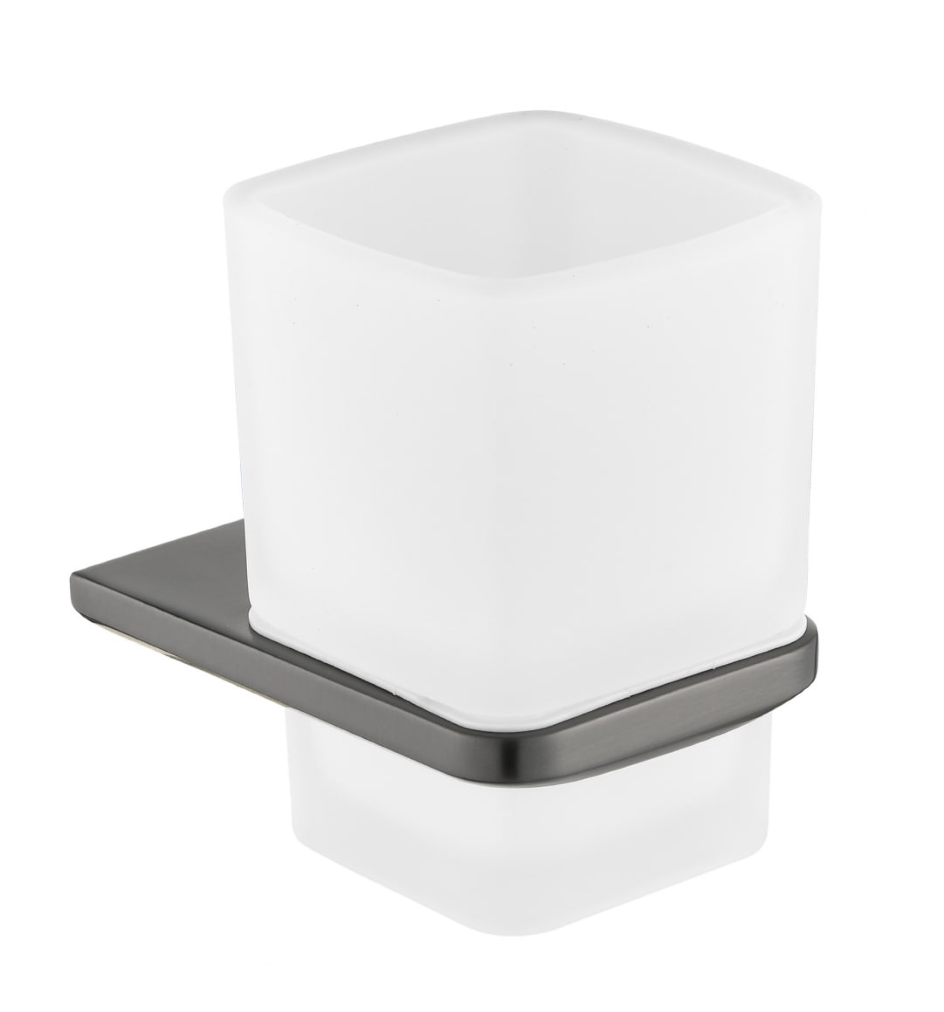 Стакан для зубной щетки и пасты Grocenberg AC0053 (графит) - фото1