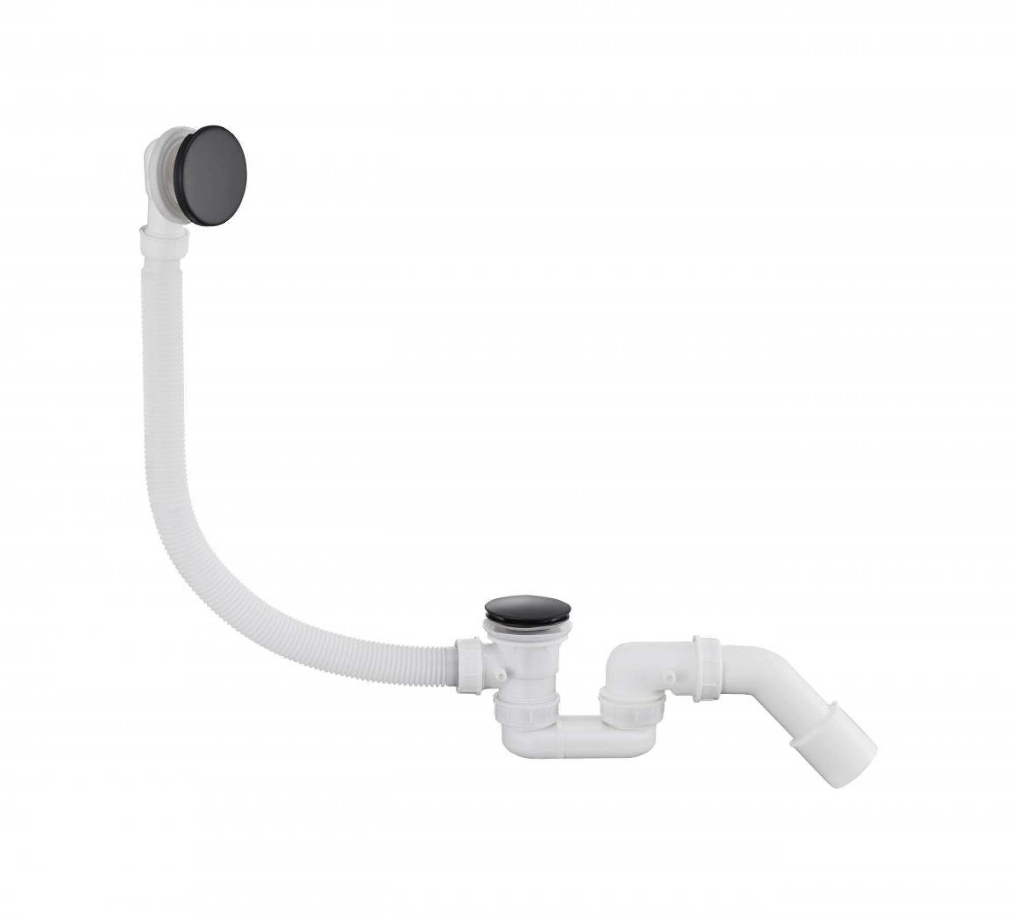 Слив-перелив Grocenberg GB230 (черный матовый) - фото1