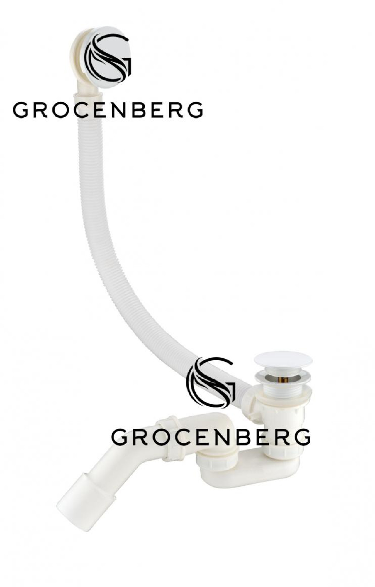 Слив-перелив Grocenberg GB230 (белый) - фото1