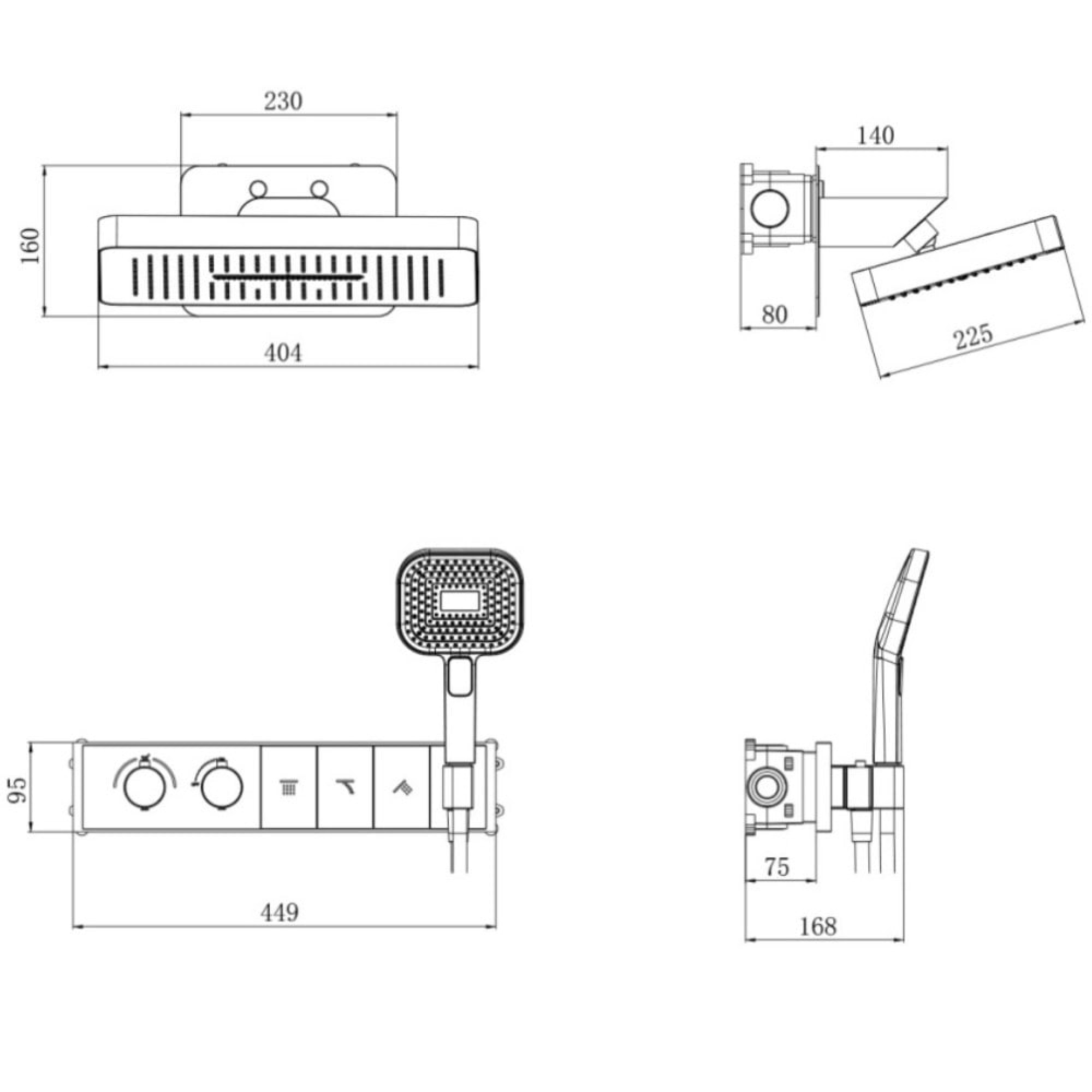 Душевая система Ganzer 55164 фото-2
