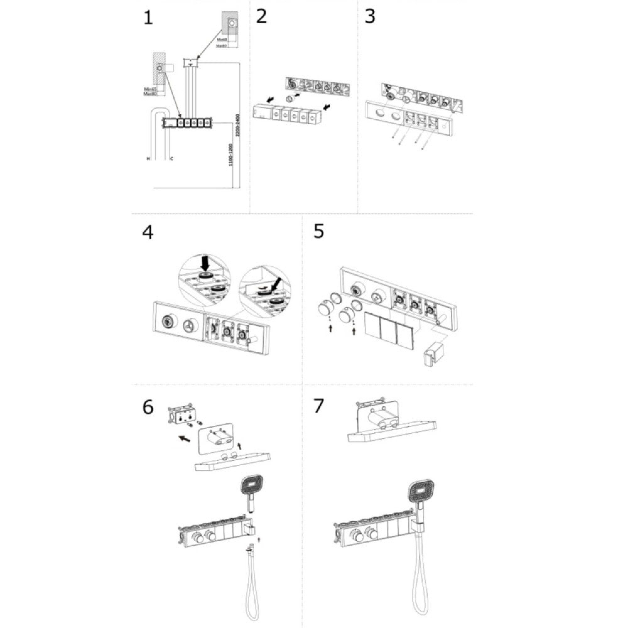 Душевая система Ganzer 55164 фото-3