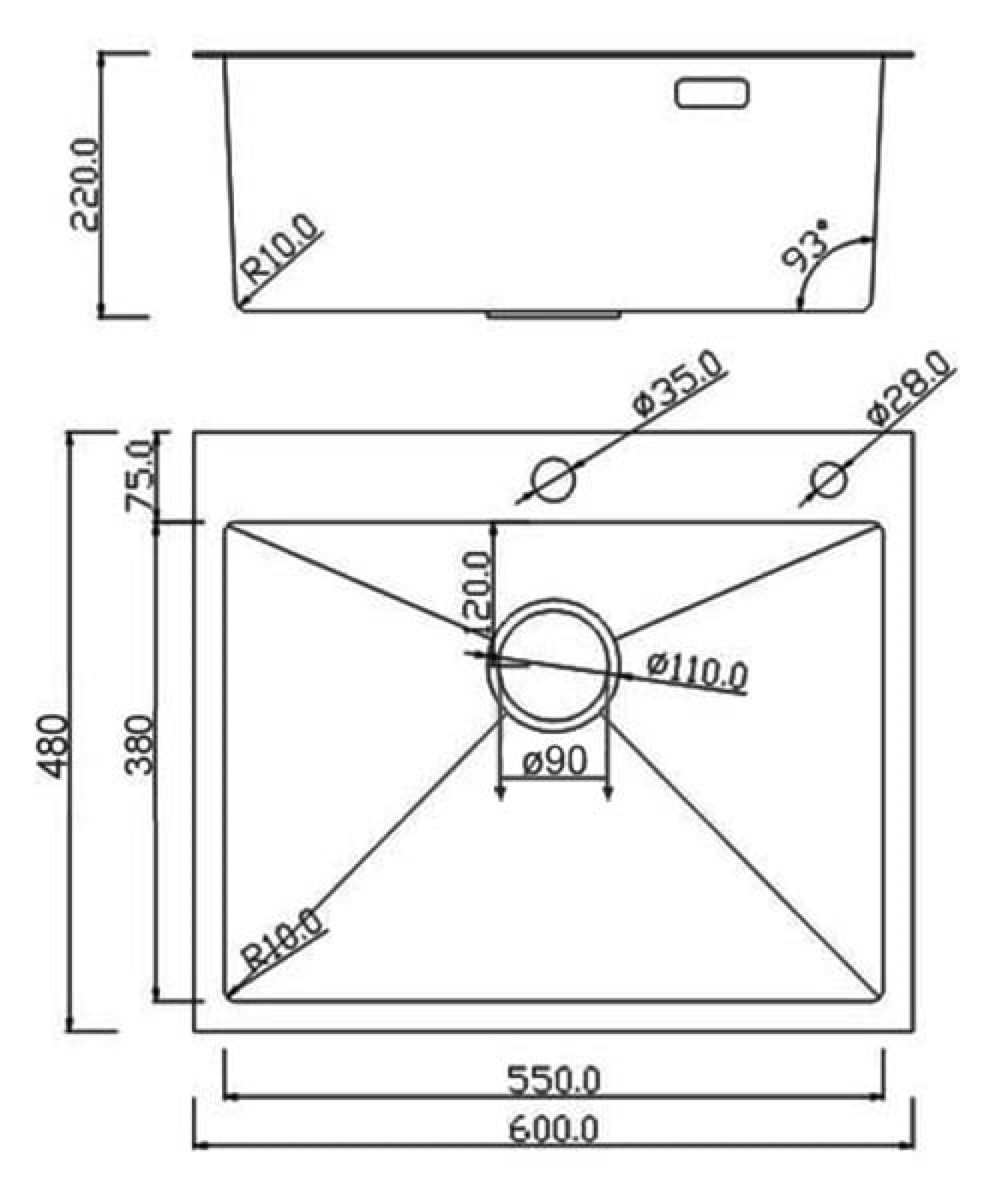 Кухонная мойка Roxen Snake 560220-60-BS PVD графит/текстурная поверхность (с коландером и дозатором) фото-5