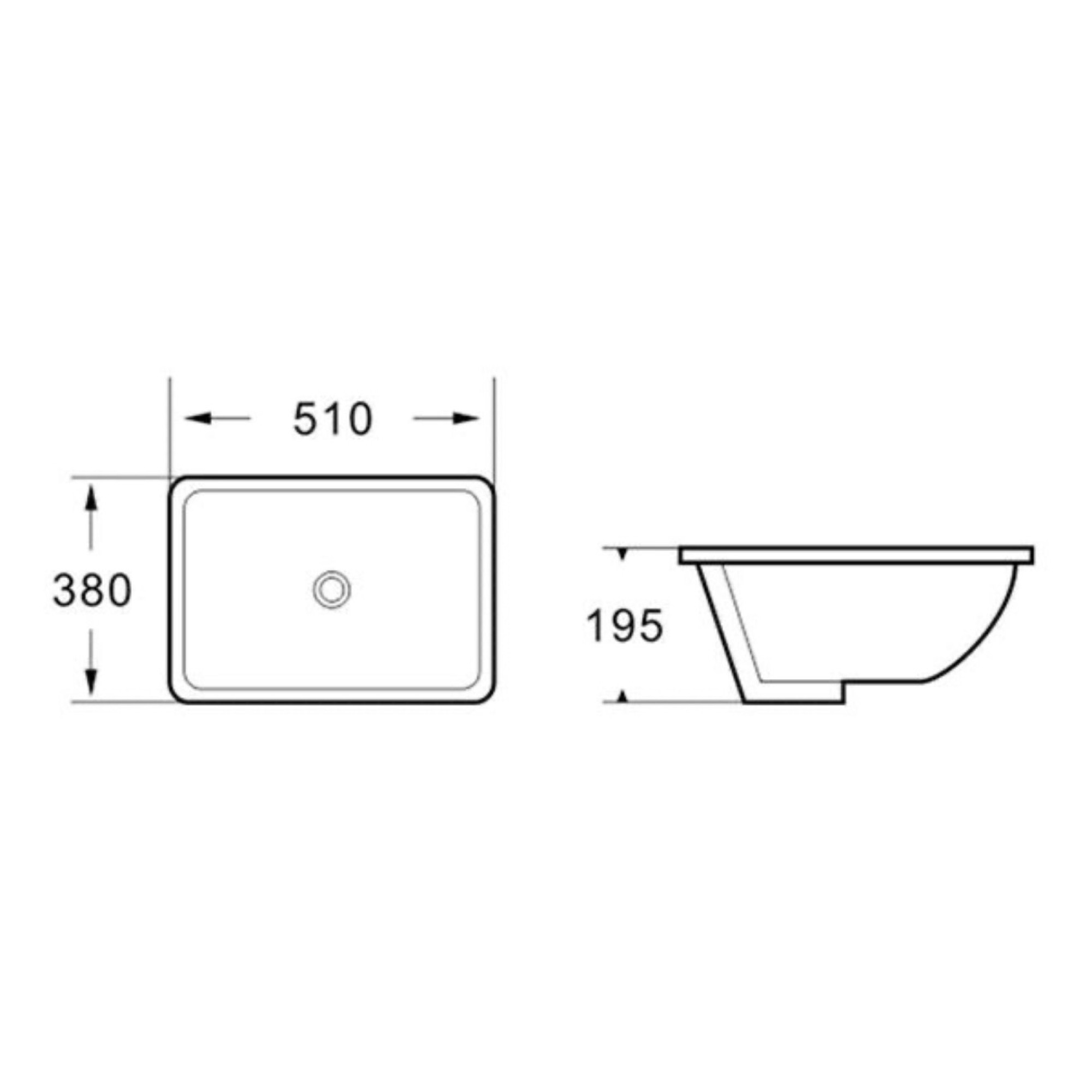 Умывальник Roxen Sims 570145 фото-4