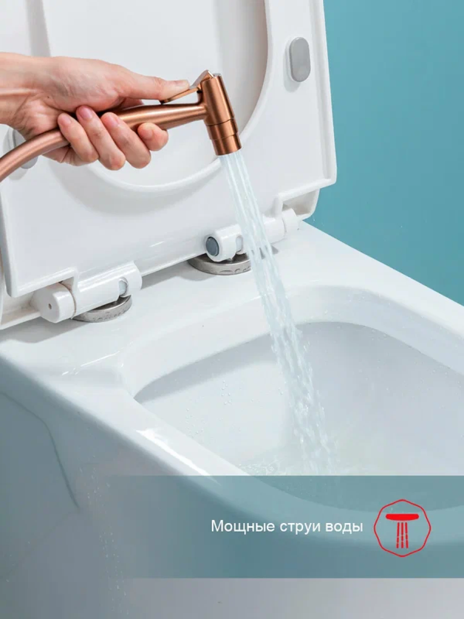 Гигиенический душ Raglo R07.52.33 медь фото-3 Гигиенический душ Raglo R07.52.33 медь фото-3