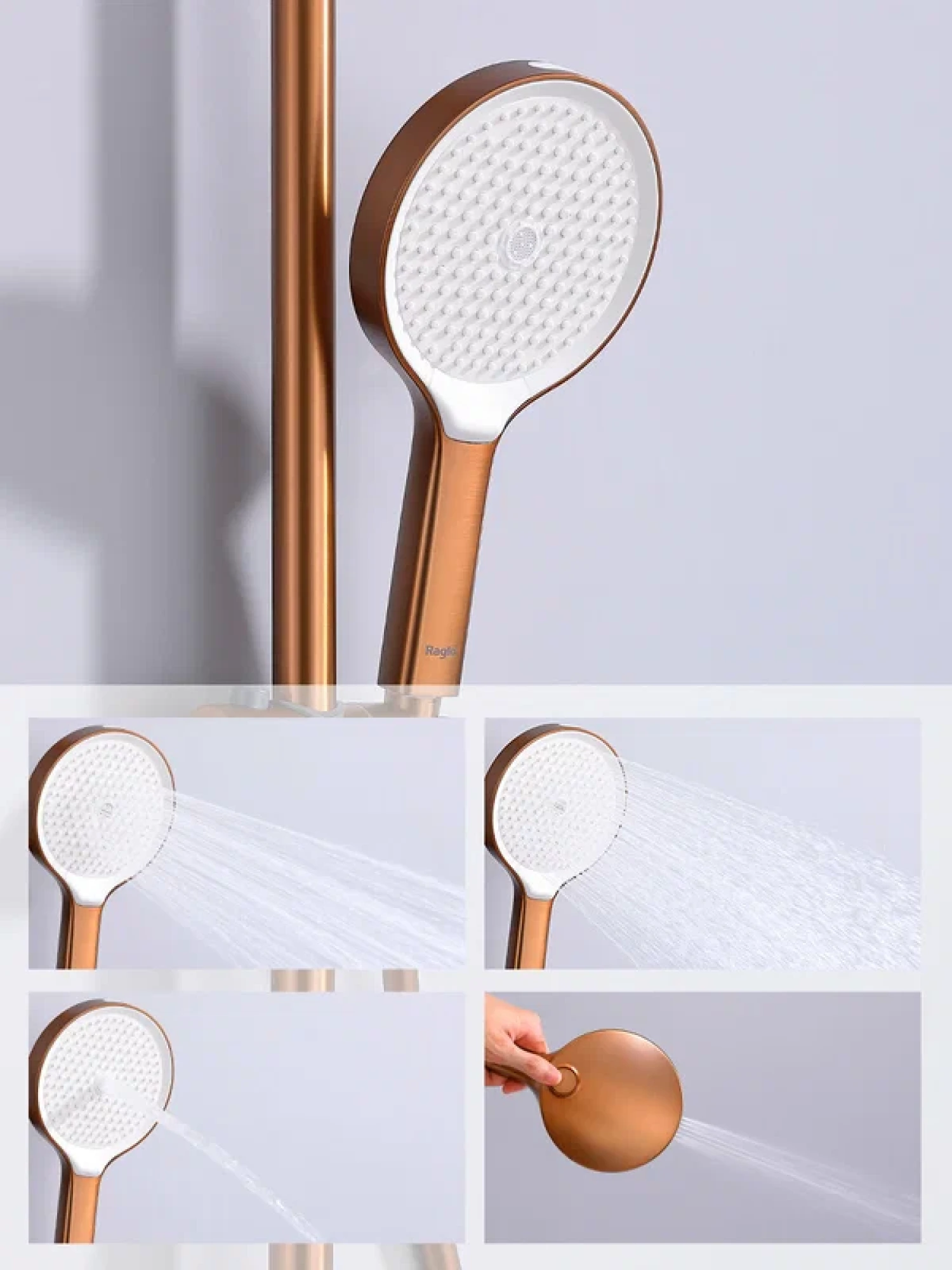 Душевая система  Raglo R07.24.33 медь фото-6