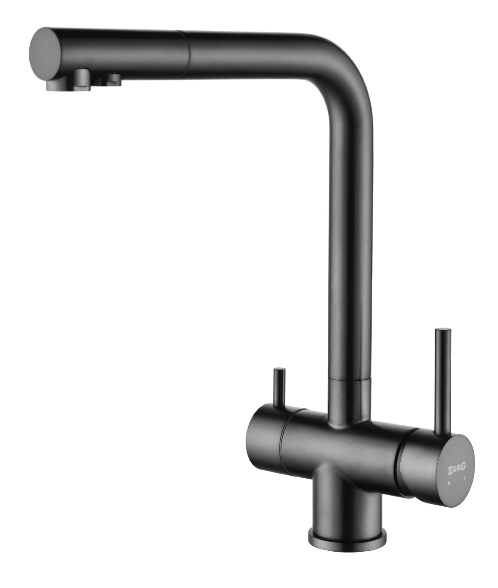 Смеситель ZorG Argos (Premium PVD Gunblack) Смеситель ZorG Argos (Premium PVD Gunblack)