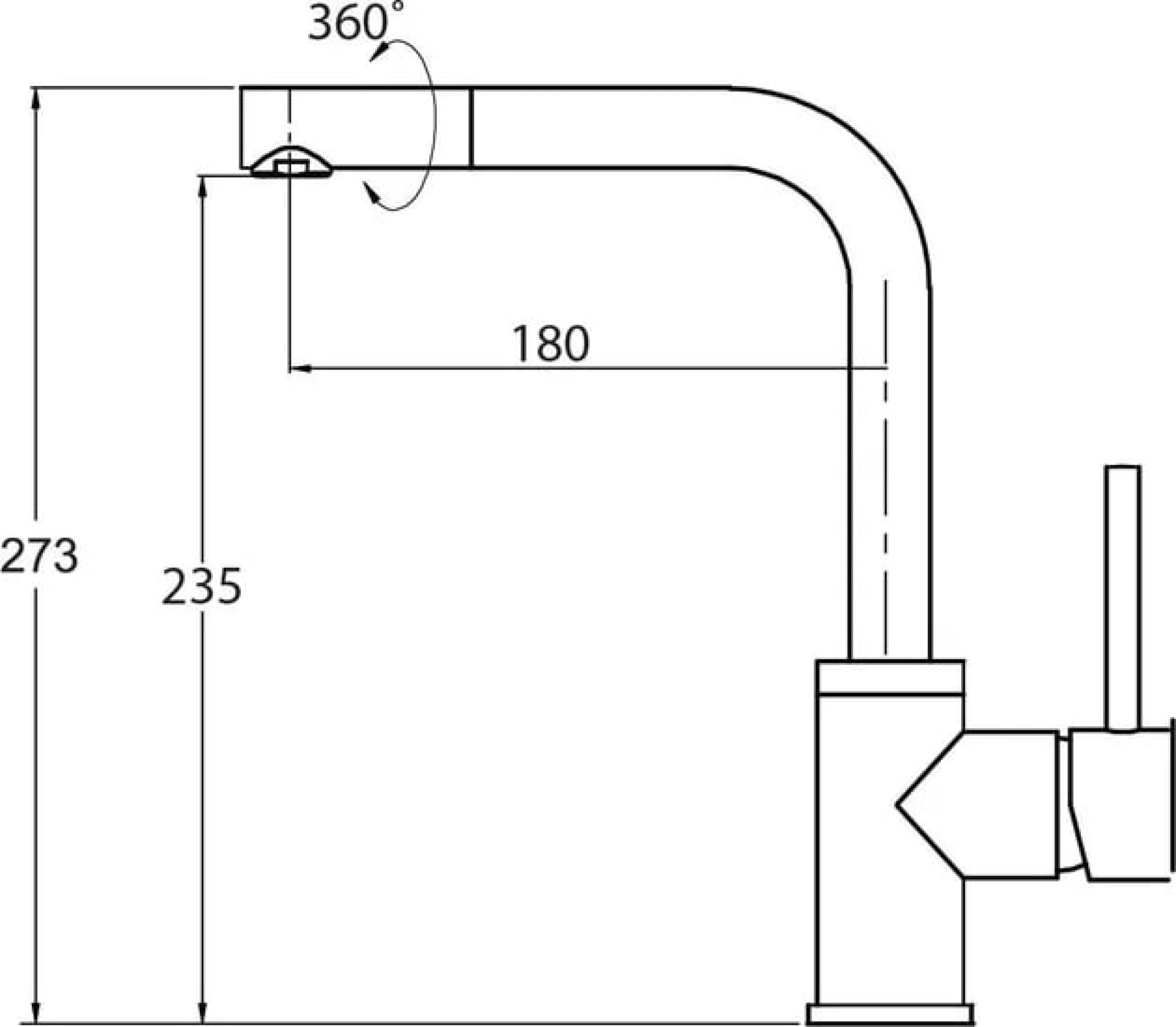 Смеситель ZorG Forte (черный) фото-6
