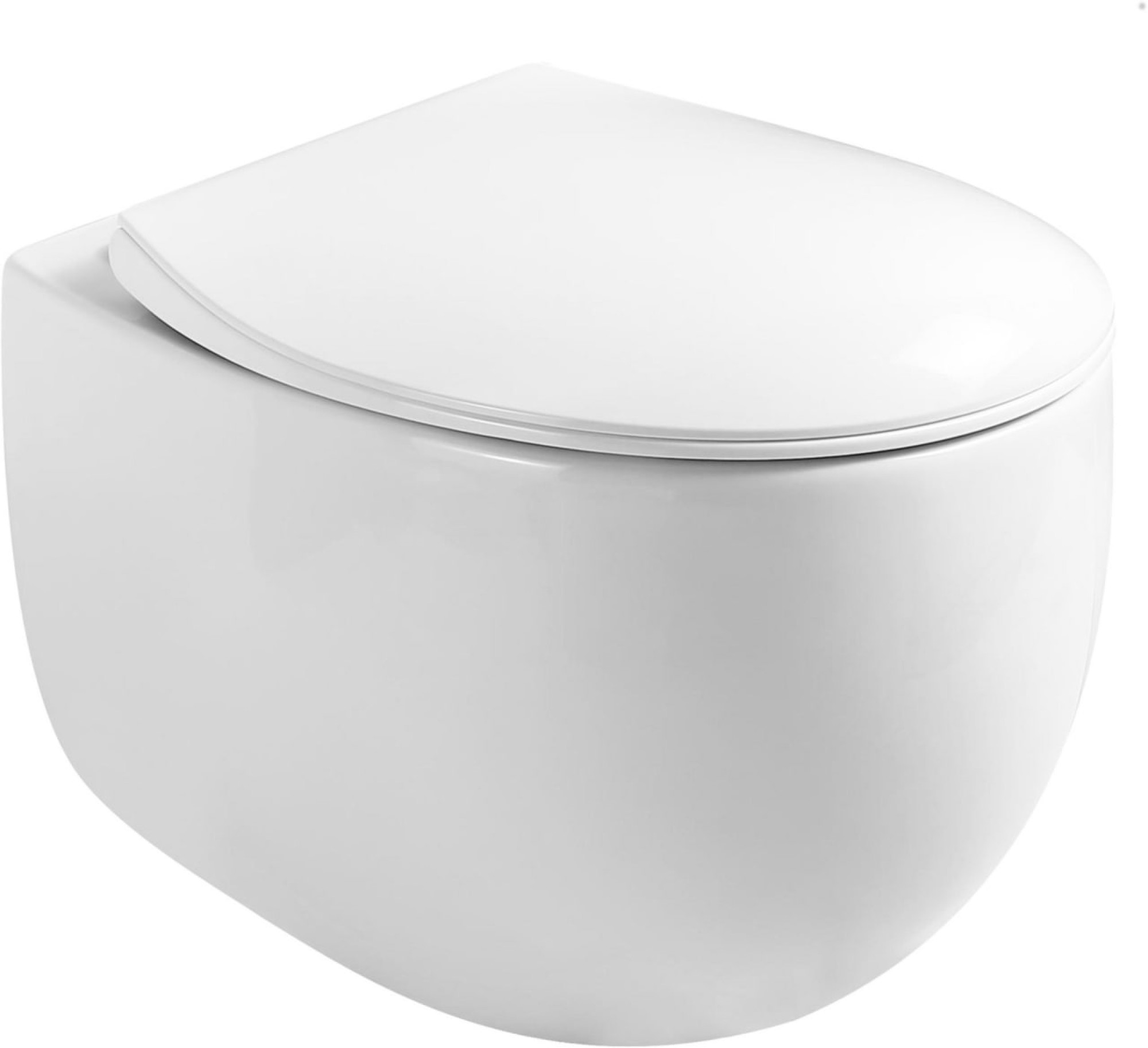 Унитаз подвесной Roxen EGG 530170-01 Rimless Soft Close NC фото-7