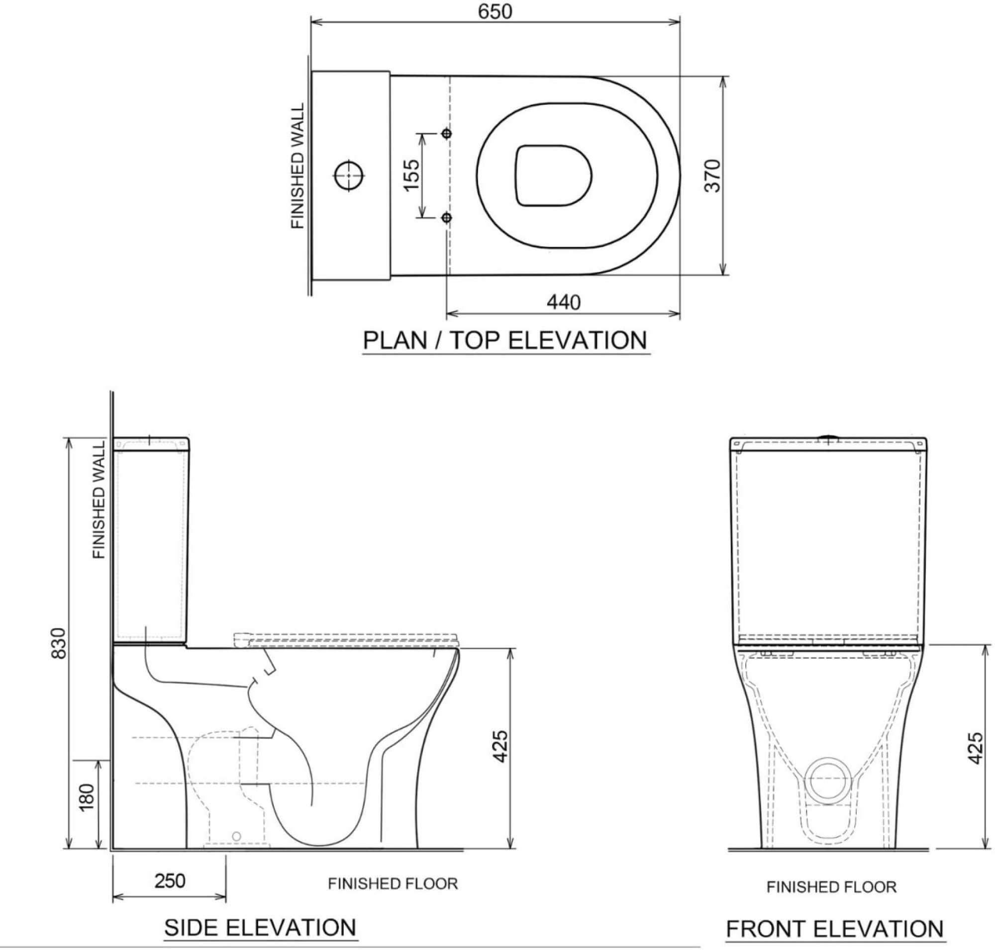 Унитаз напольный Roxen Urban Tornado Bidet 600190-01X фото-9