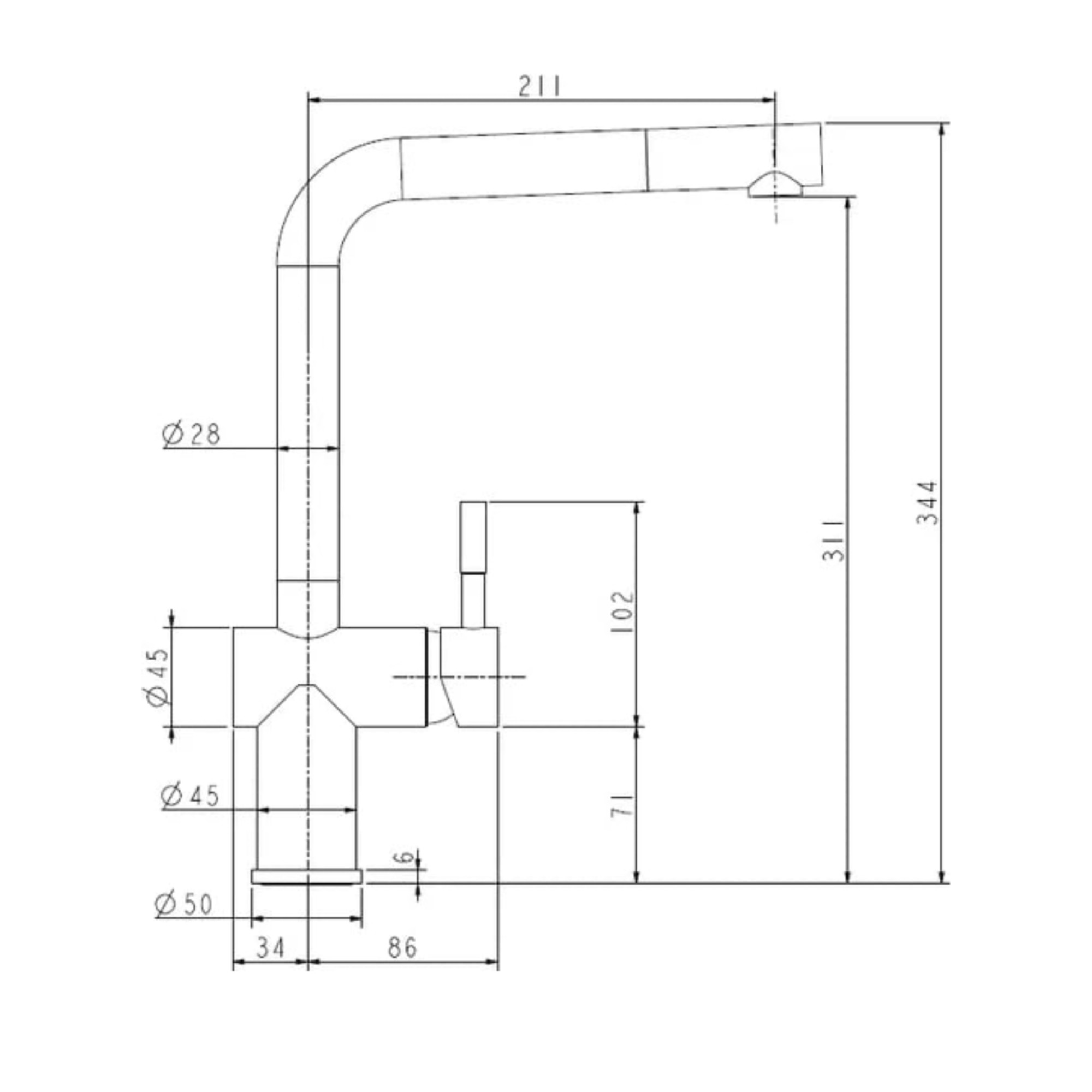Смеситель ZorG Titan Premium PVD (gold) фото-2