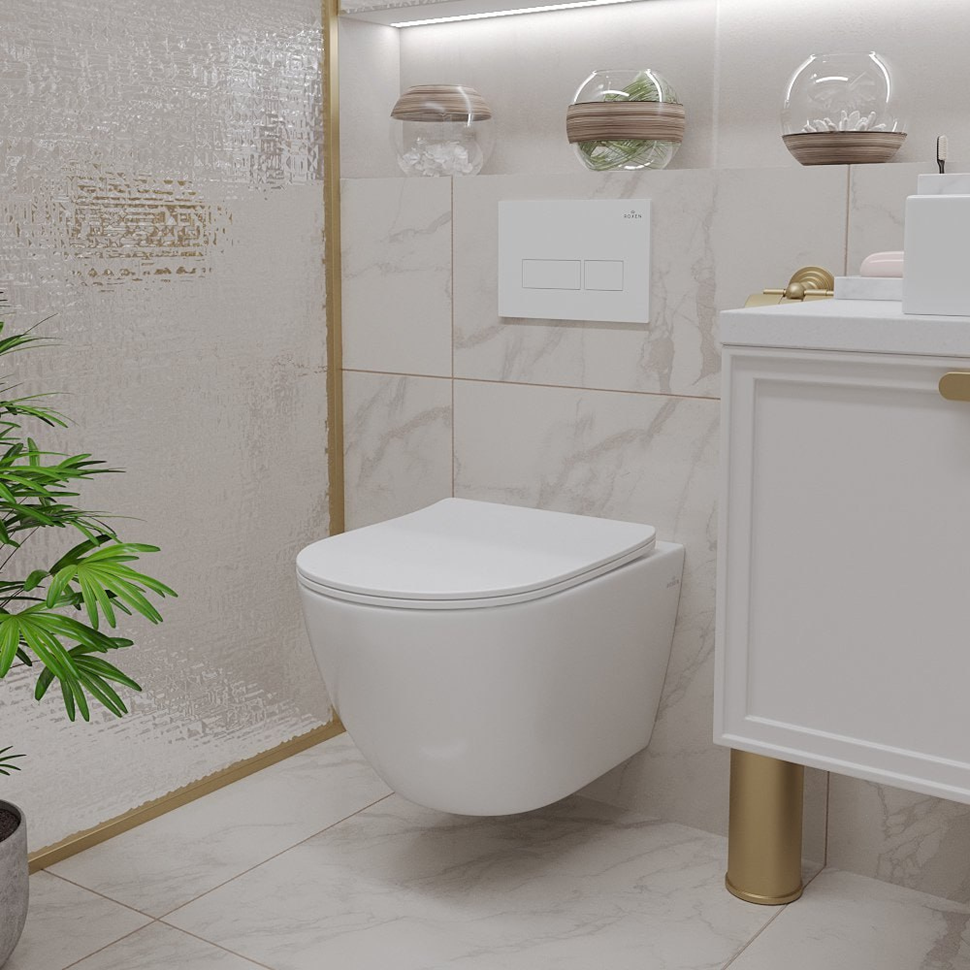 Унитаз подвесной Roxen Antares Tornado 530205-01 фото-3 Унитаз подвесной Roxen Antares Tornado 530205-01 фото-3