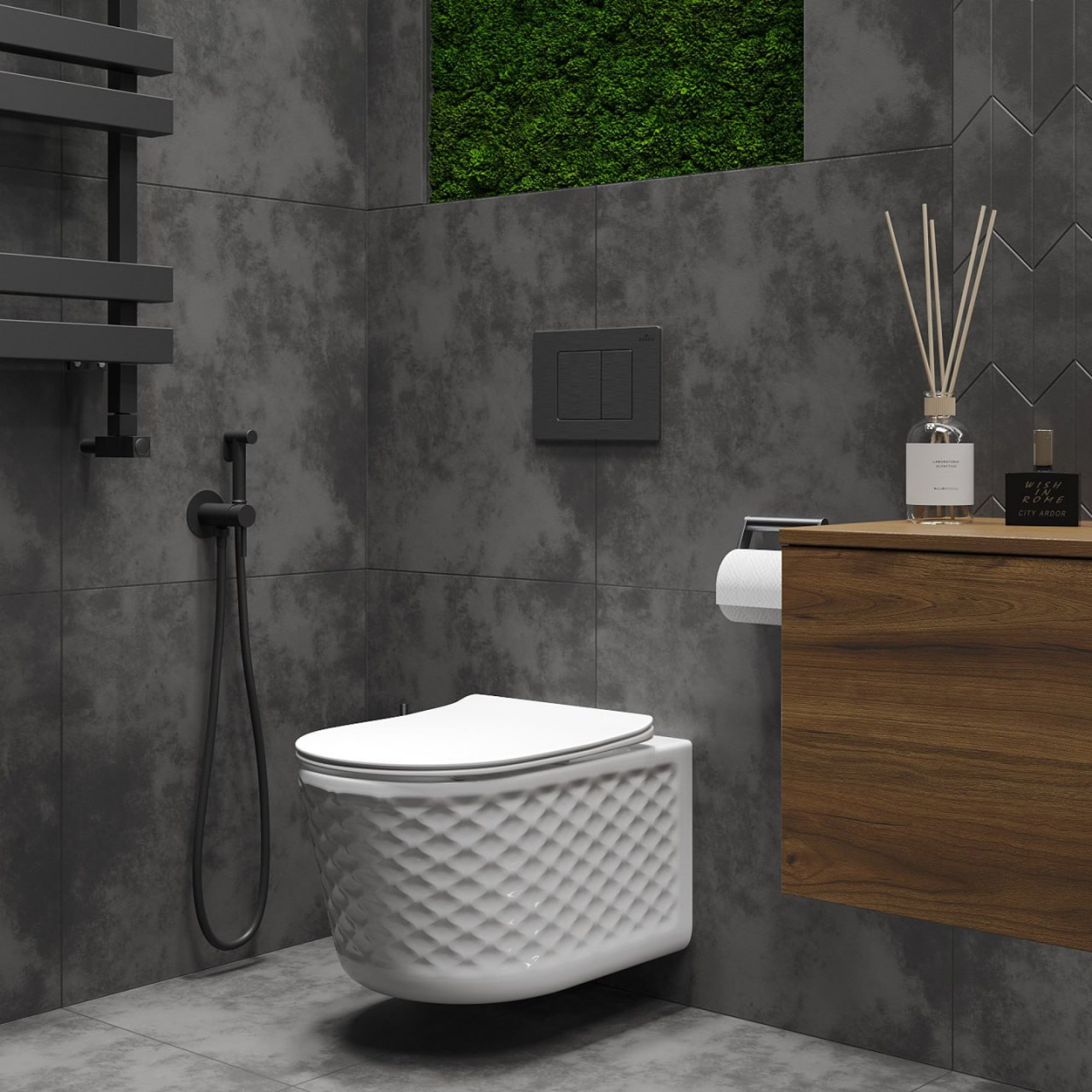 Унитаз подвесной Roxen Vine Tornado 530225-01 фото-4