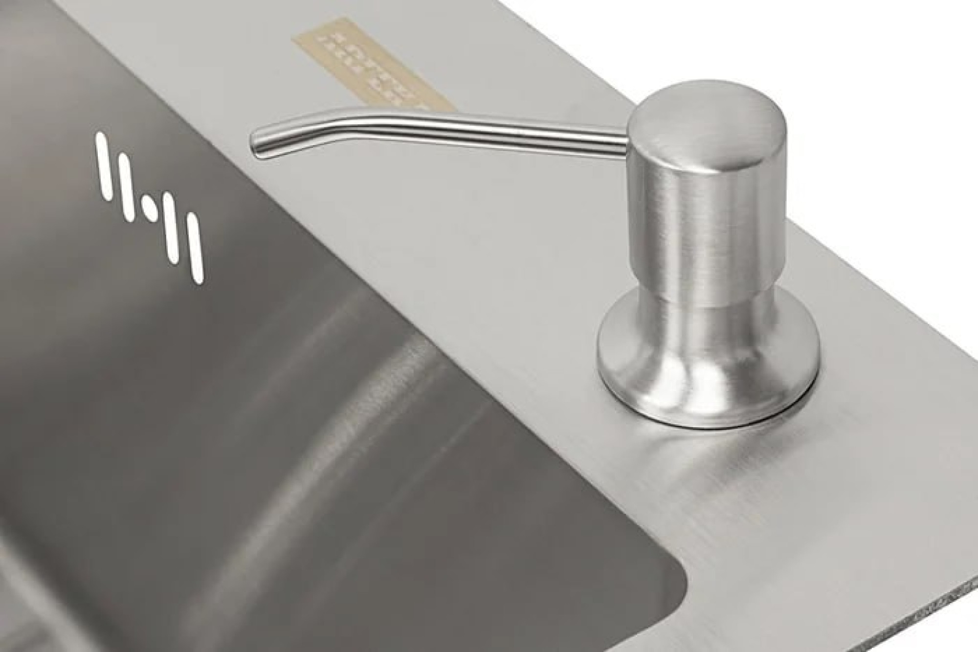 Кухонная мойка ARFEKA Eco AR мойка 500*500, коландер G, дозатор Satin Decor фото-6 Кухонная мойка ARFEKA Eco AR мойка 500*500, коландер G, дозатор Satin Decor фото-6