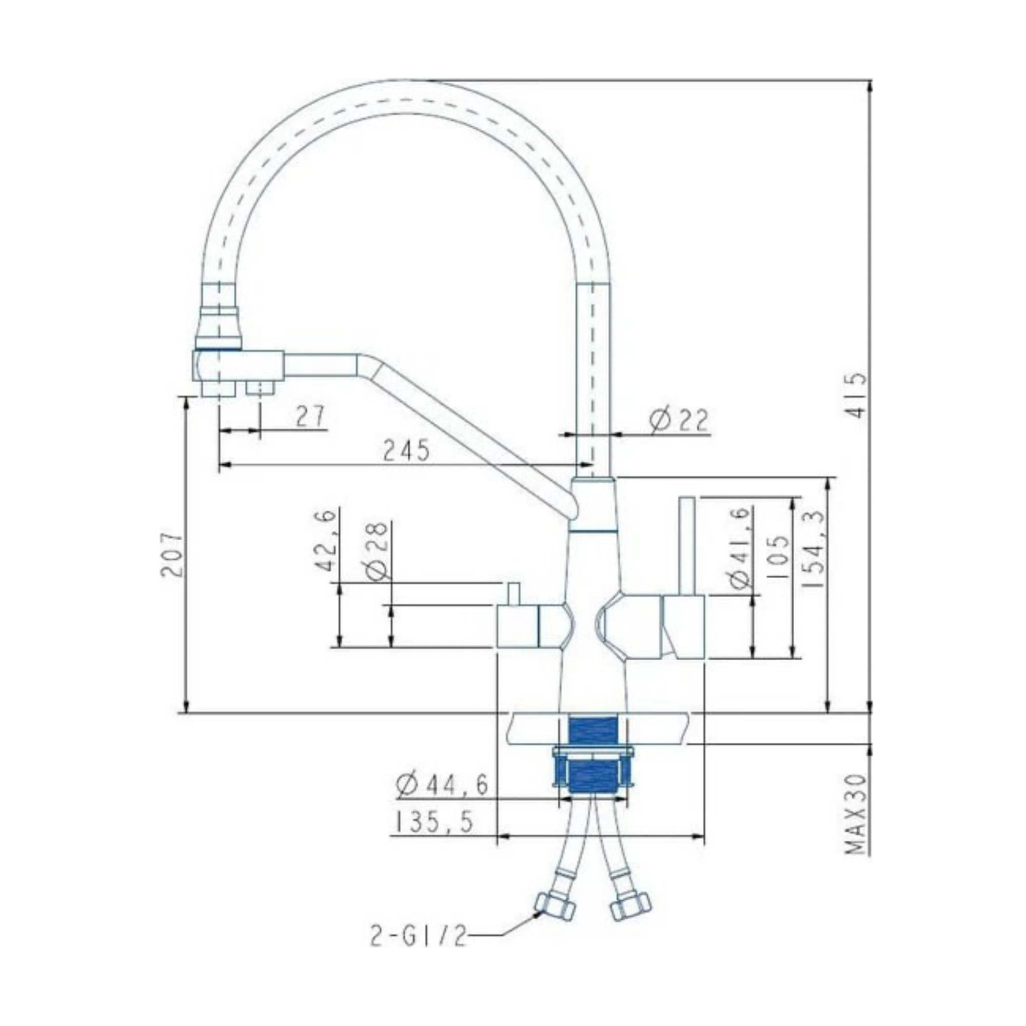 Смеситель ARFEKA Japeto (золотой PVD) фото-2 Смеситель ARFEKA Japeto (золотой PVD) фото-2