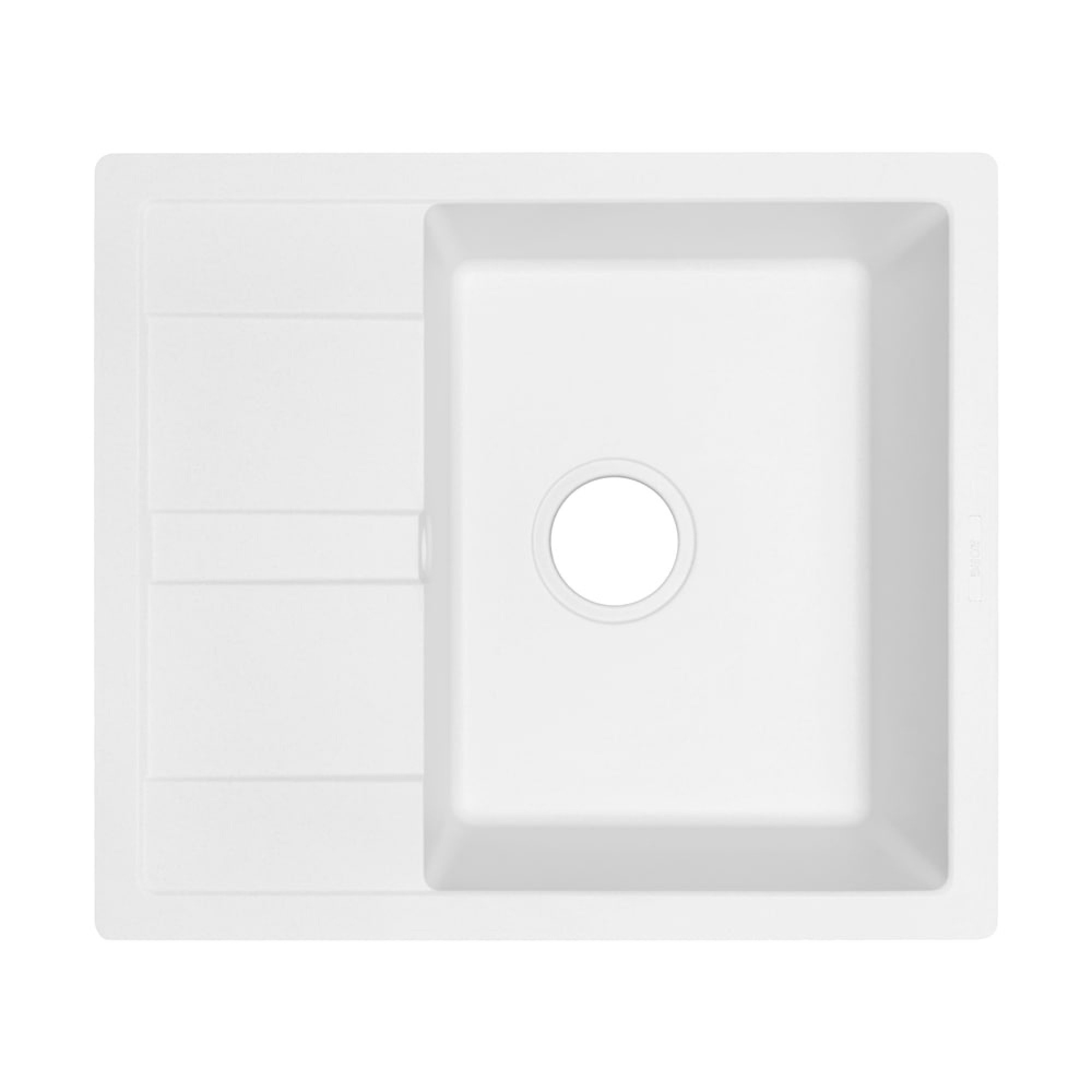 Кухонная мойка ZorG Apollo 58 (белый камень) фото-2