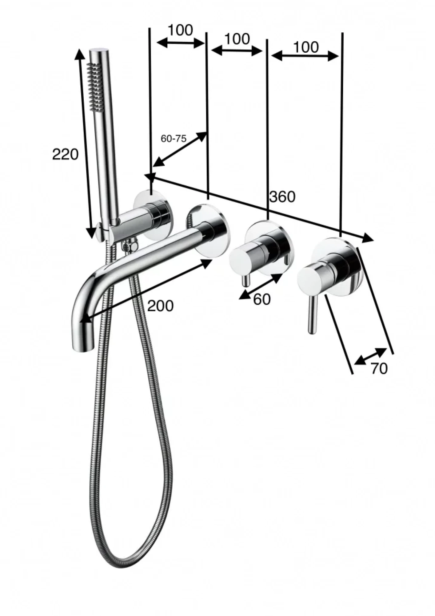 Смеситель Grocenberg GB5070 (графит) фото-2 Смеситель Grocenberg GB5070 (графит) фото-2