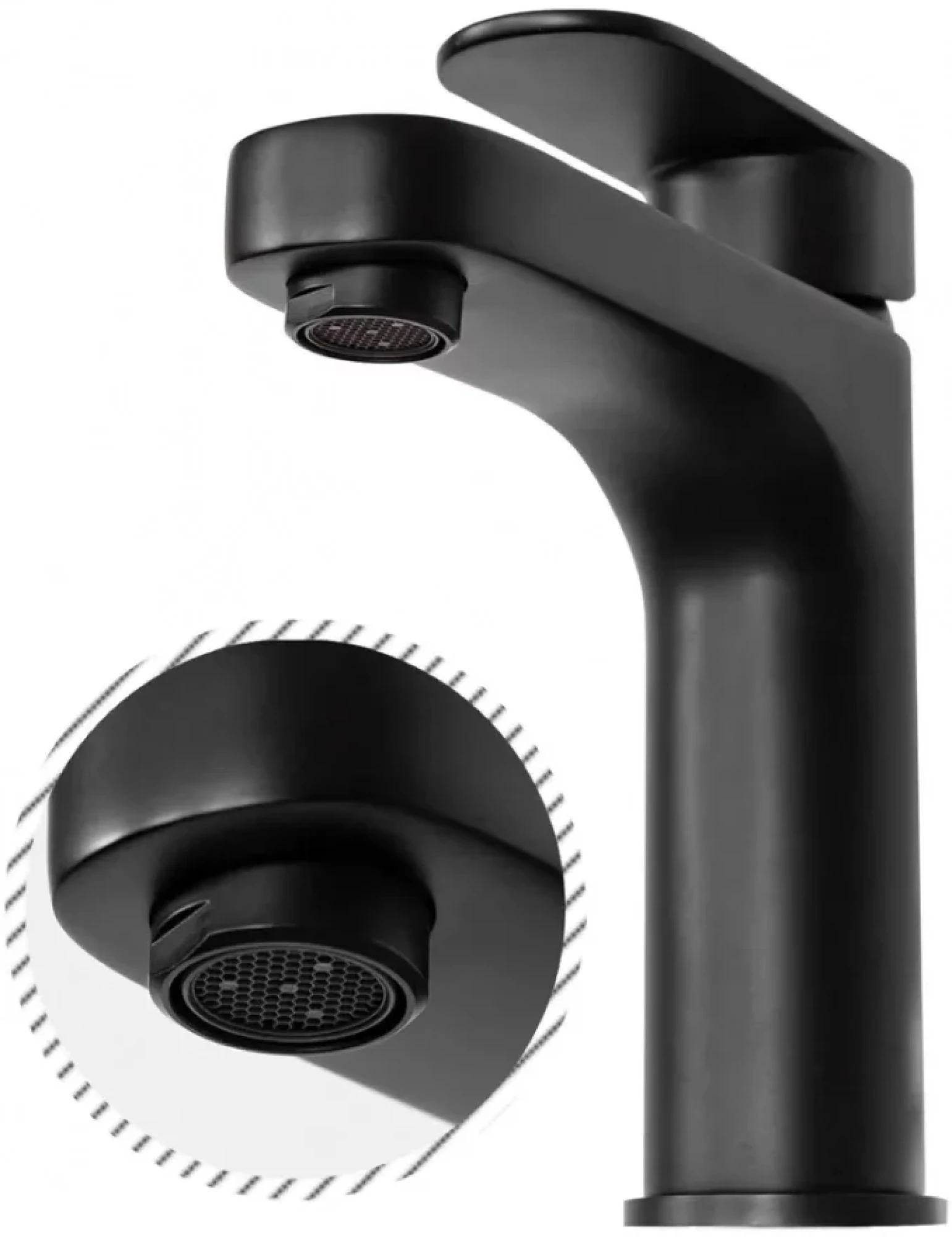 Смеситель Grocenberg GB1011 (черный матовый) фото-2