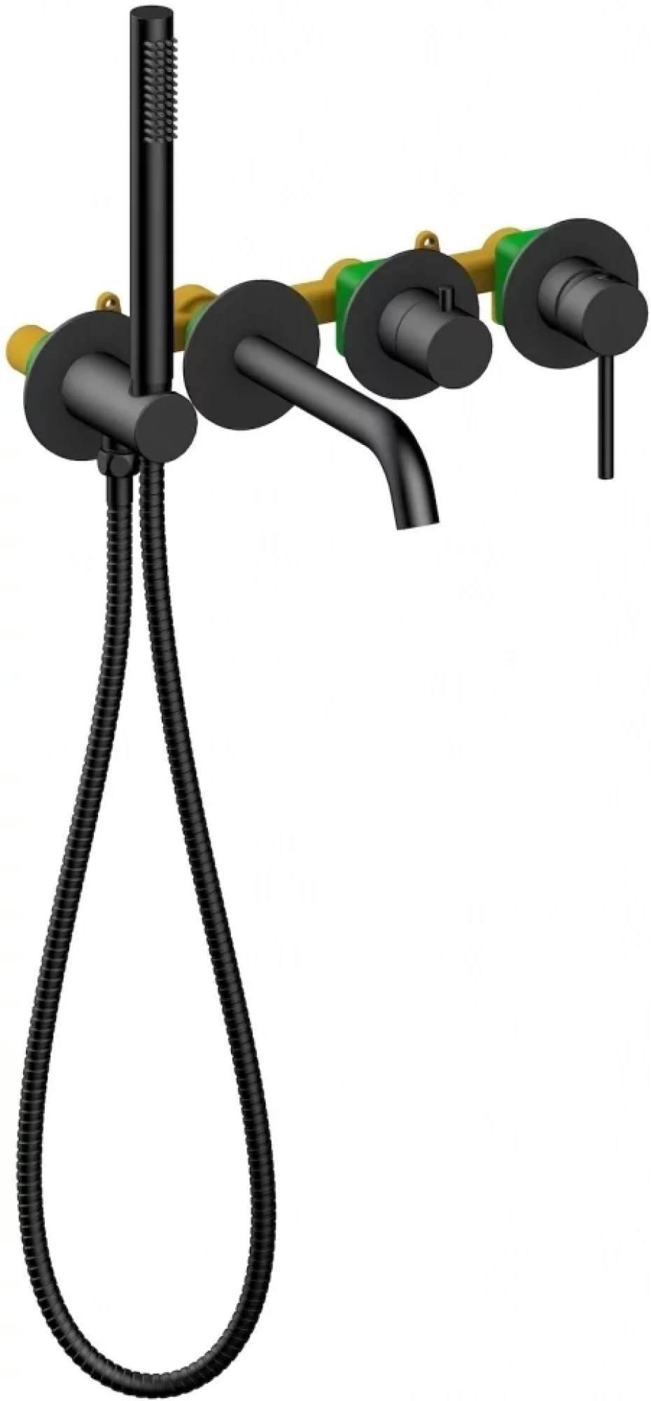 Смеситель Grocenberg GB5070 (черный матовый) фото-2