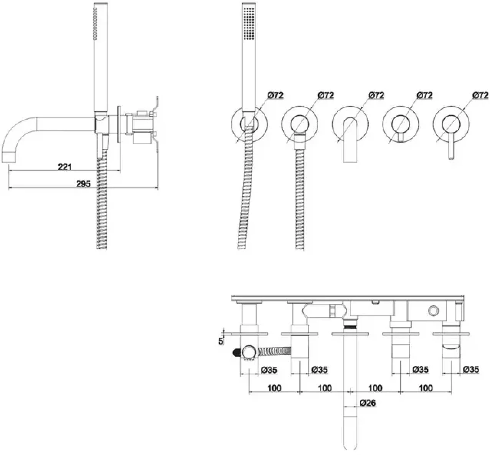 Смеситель Grocenberg GB5070 (золото матовый) фото-4 Смеситель Grocenberg GB5070 (золото матовый) фото-4