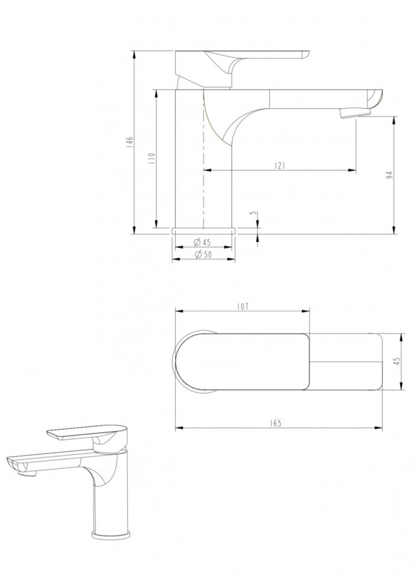 Смеситель Grocenberg GB2009 (черный матовый) фото-6 Смеситель Grocenberg GB2009 (черный матовый) фото-6