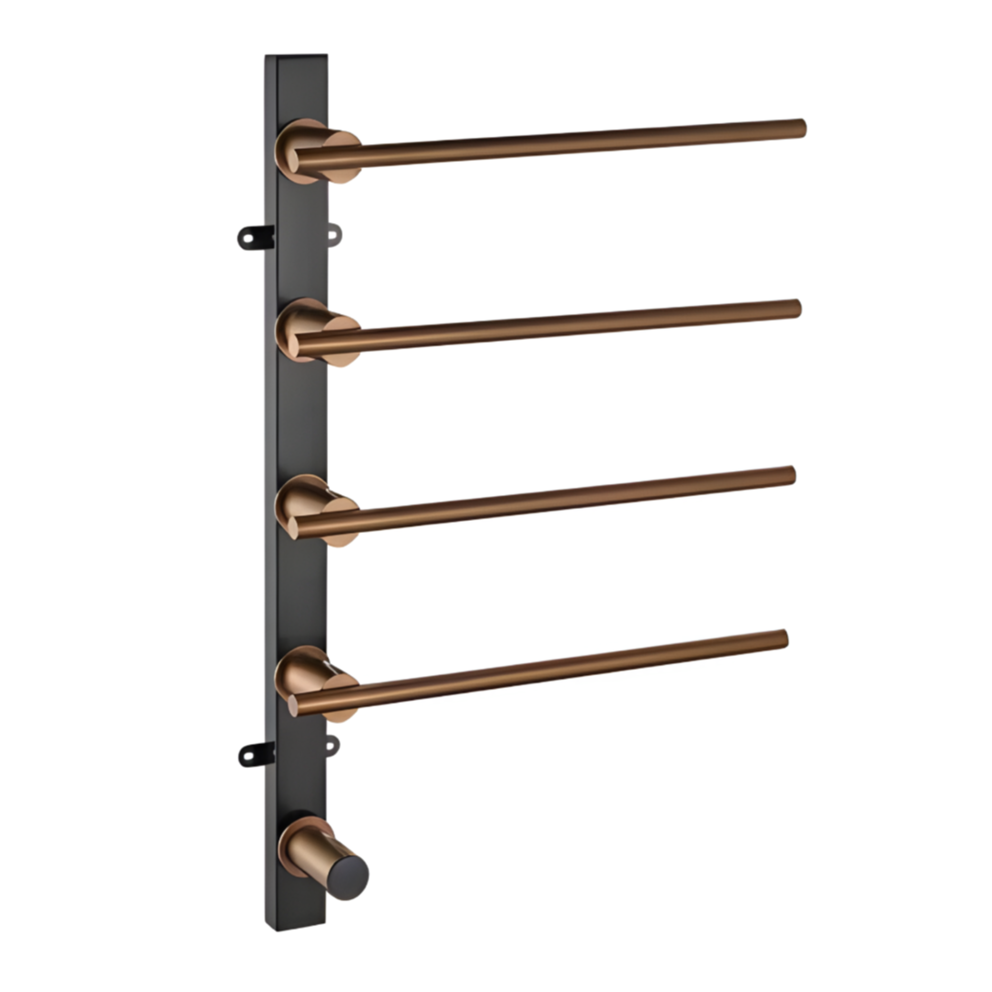 Полотенцесушитель электрический Ganzer 96064-R встроенный на 4 полки розовое золото - фото2