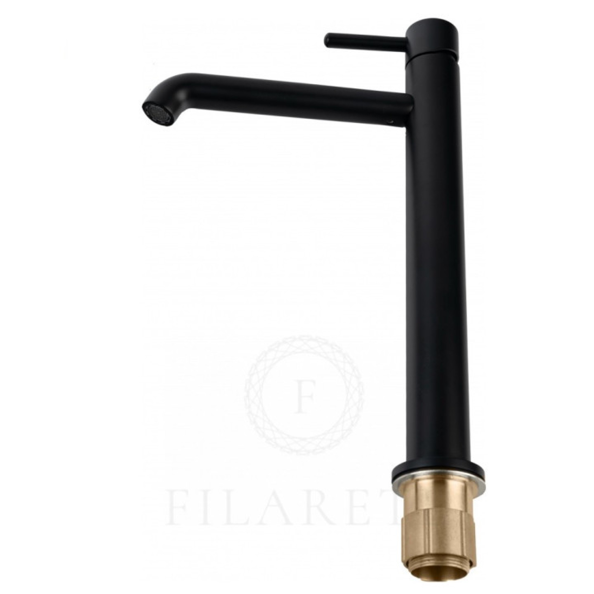 Смеситель Filarete Roun FL6020 (черный матовый) фото-4