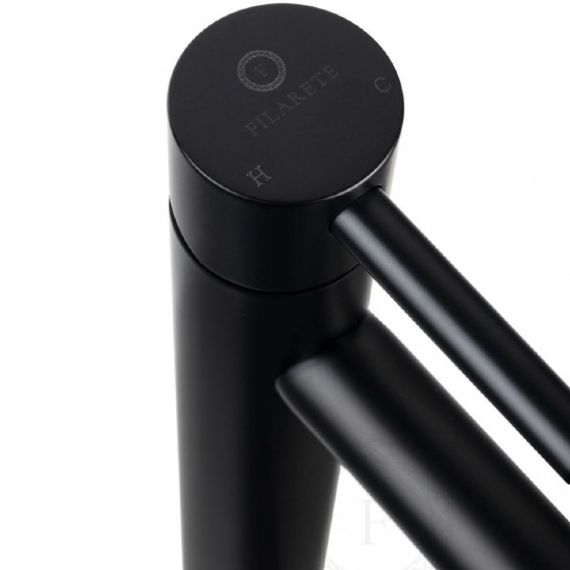 Смеситель Filarete Roun FL6020 (черный матовый) фото-7