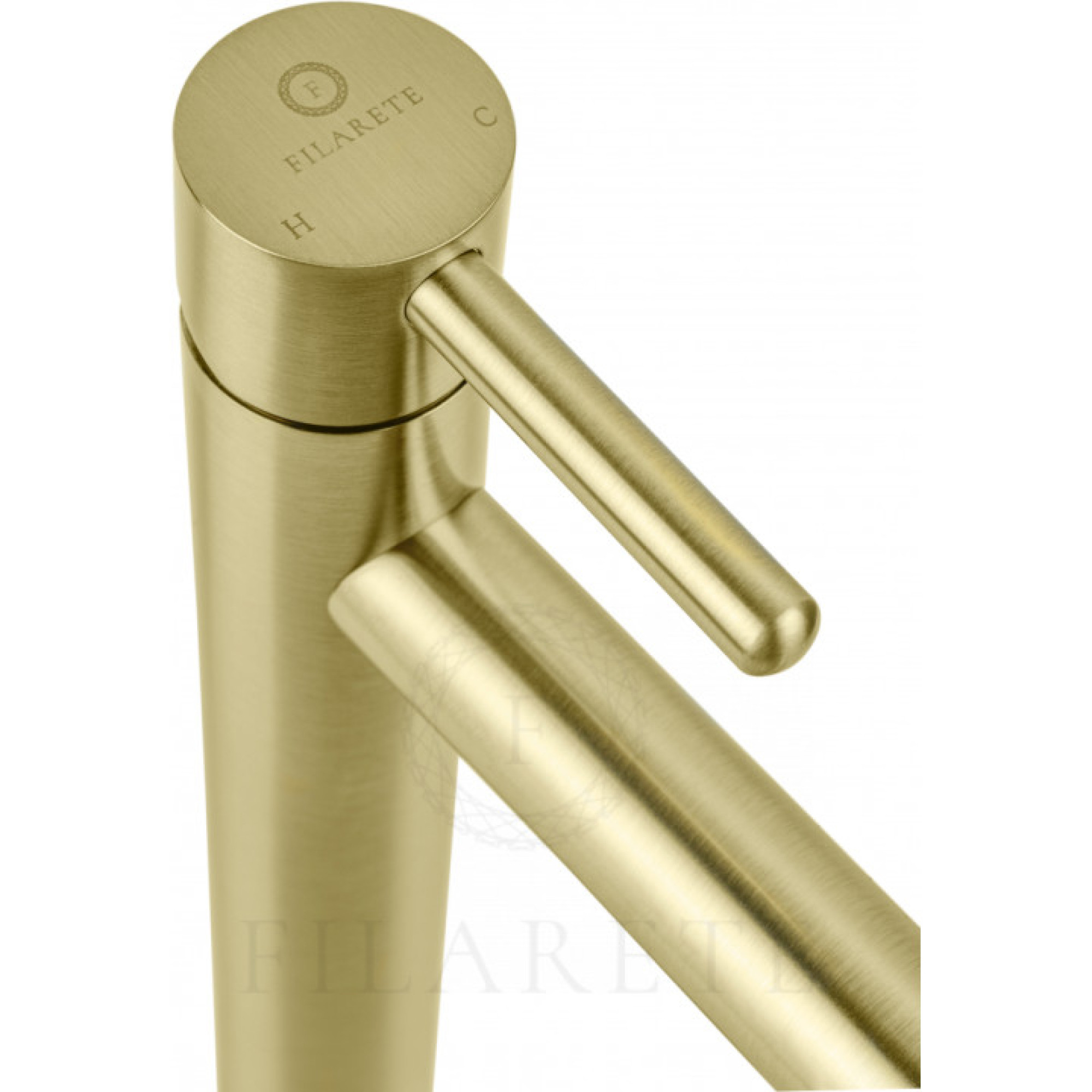Смеситель Filarete Roun FL6020 (матовое золото) фото-9