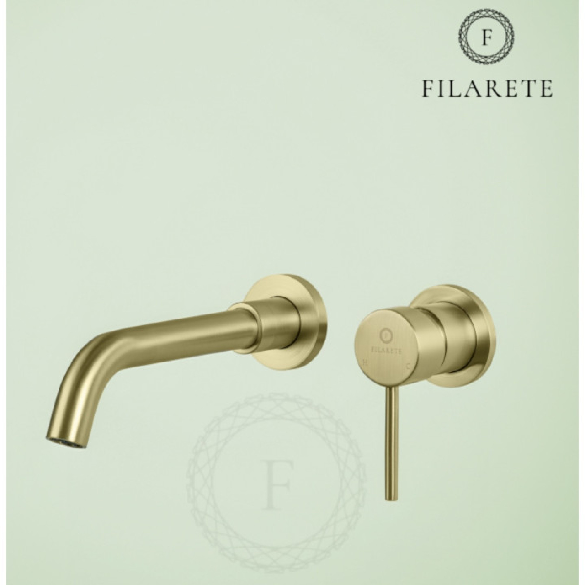 Смеситель Filarete Roun FL4020 (матовое золото) фото-4