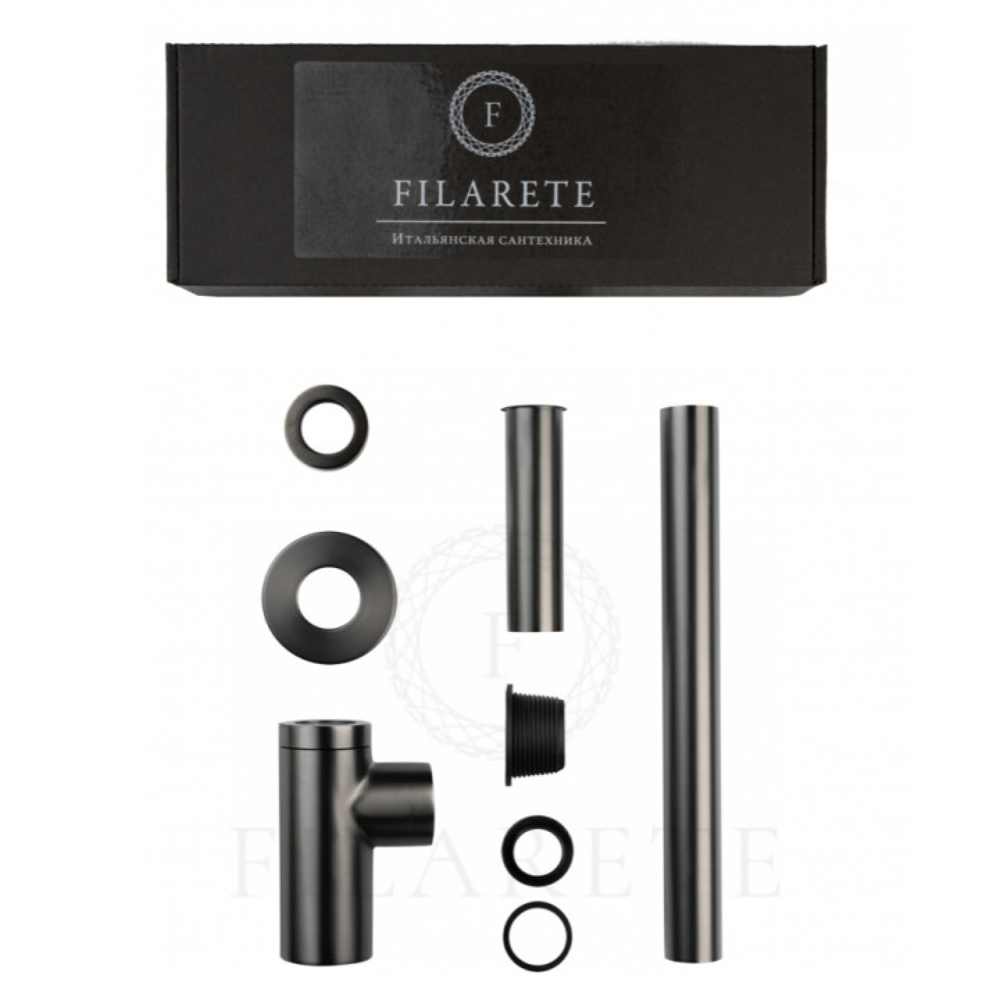 Сифон Filarete FL70 (графит) фото-5