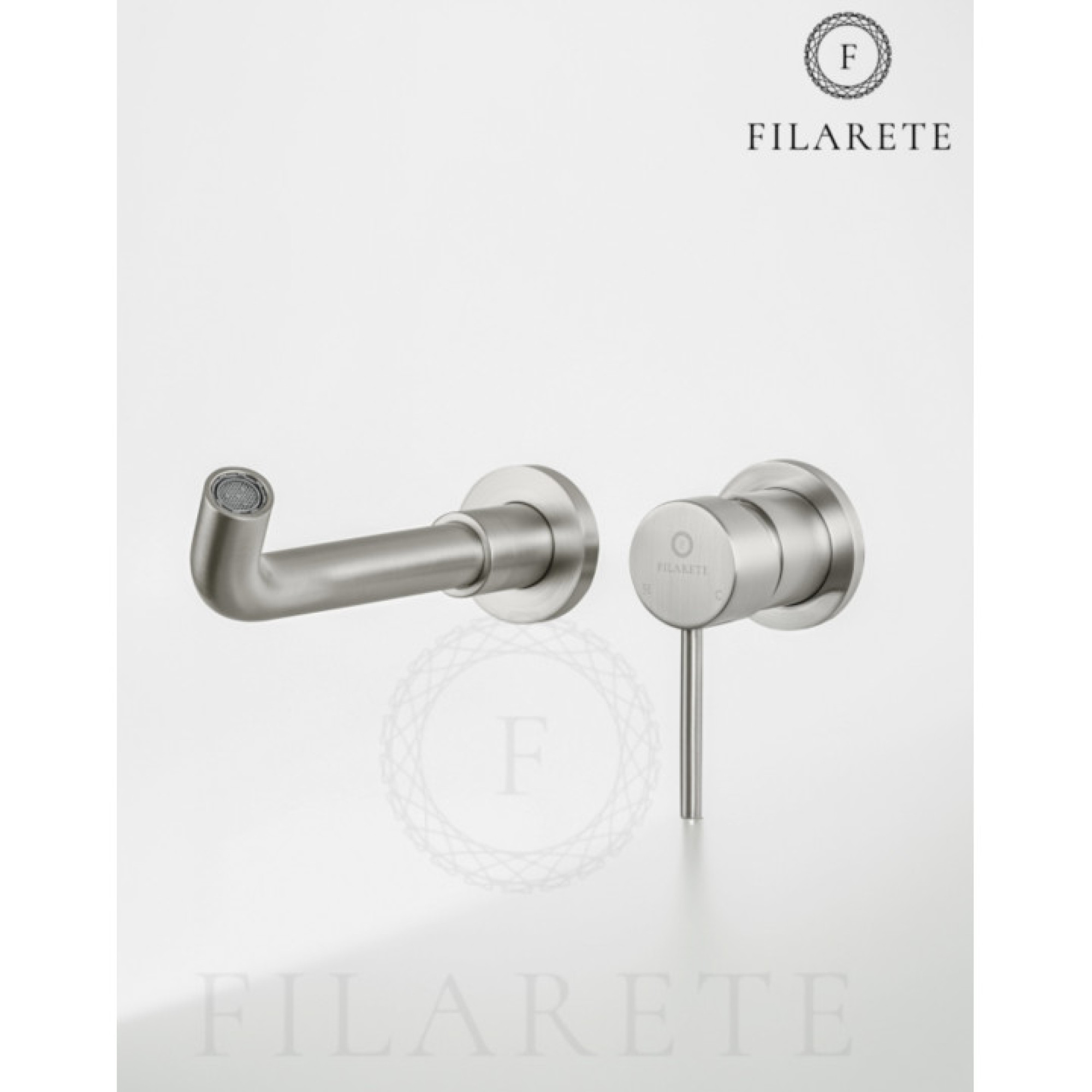 Смеситель Filarete Roun FL4020 (никель) фото-4