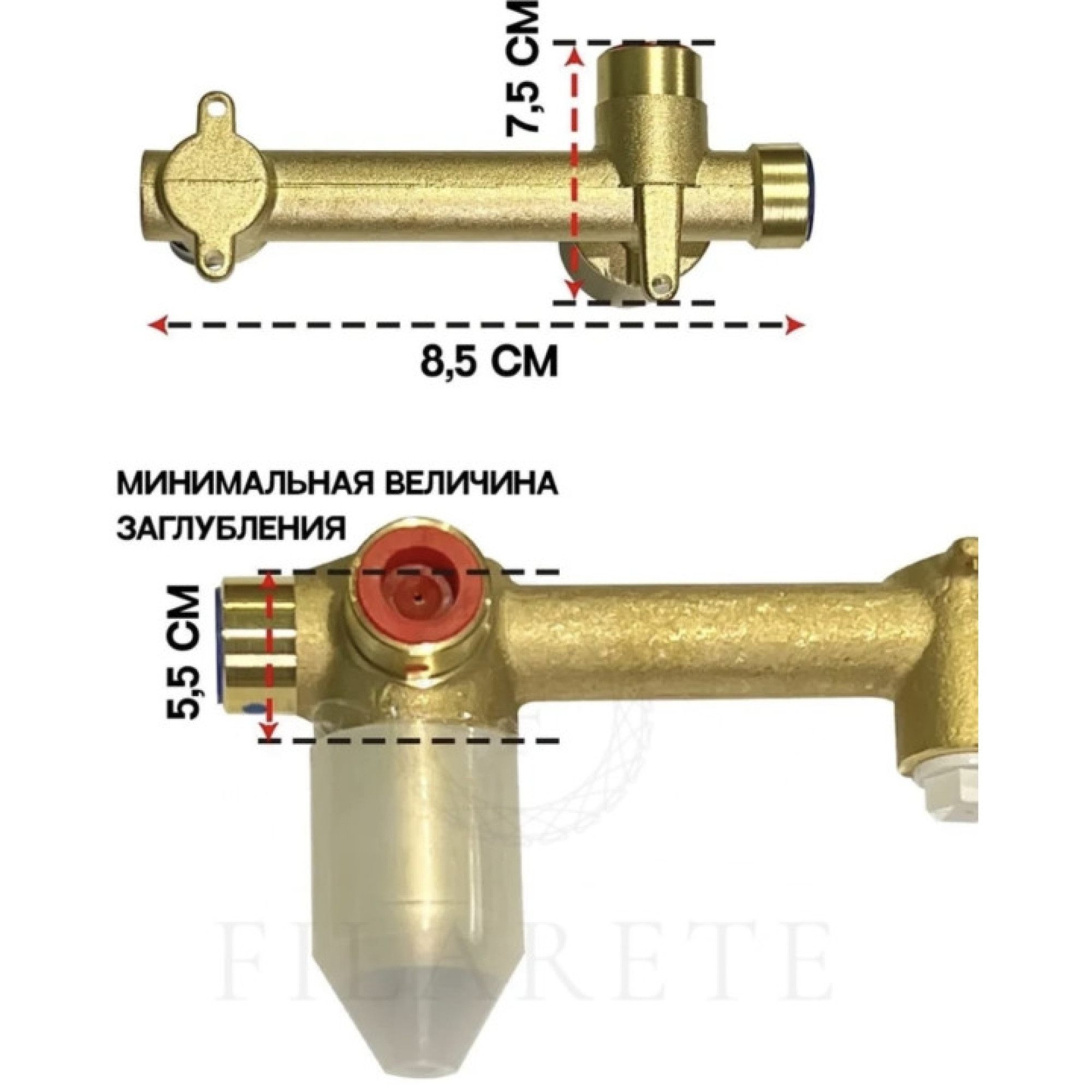 Смеситель Filarete Roun FL4020 (никель) фото-8