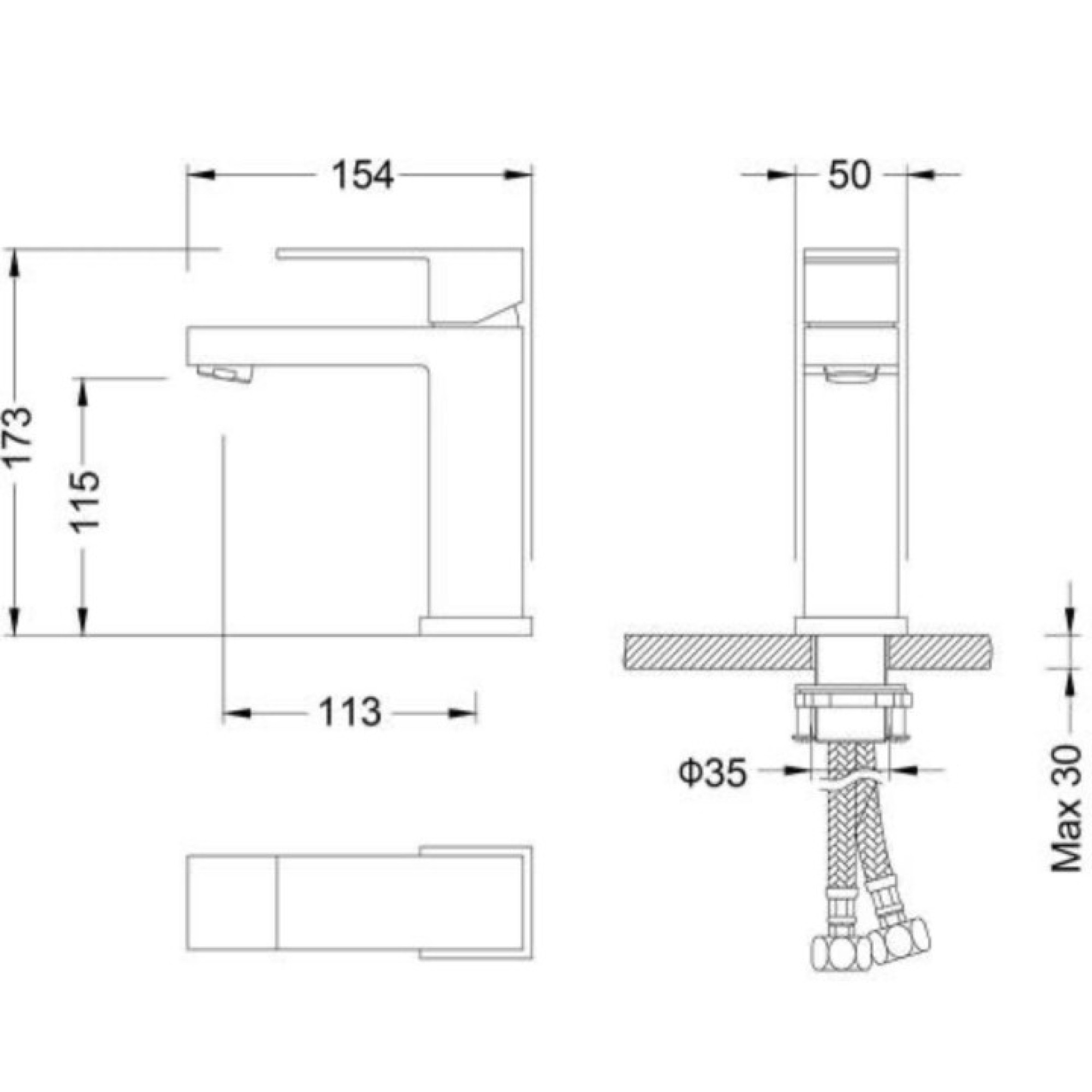 Смеситель Filarete Fing FL5040 (черный матовый) фото-10