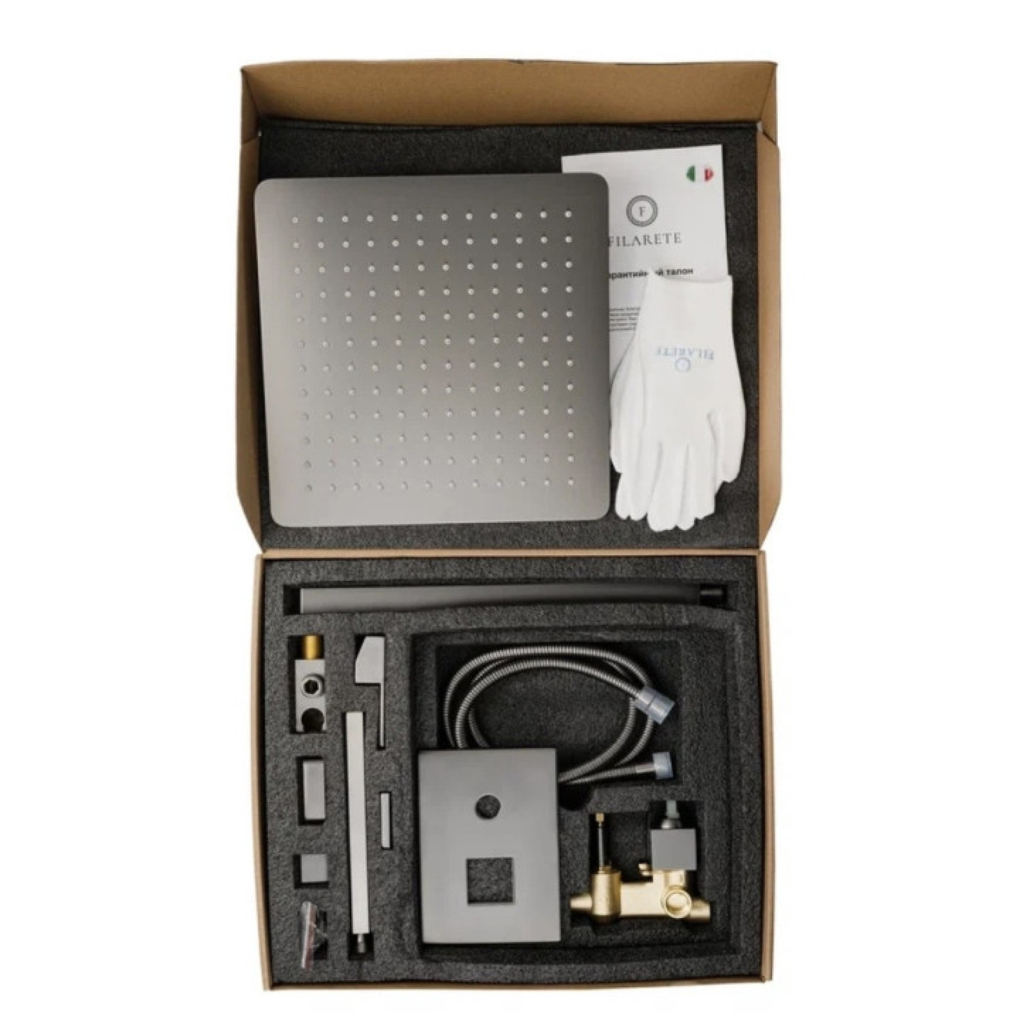 Душевая система  Filarete Fing FL1043 (графит) фото-5