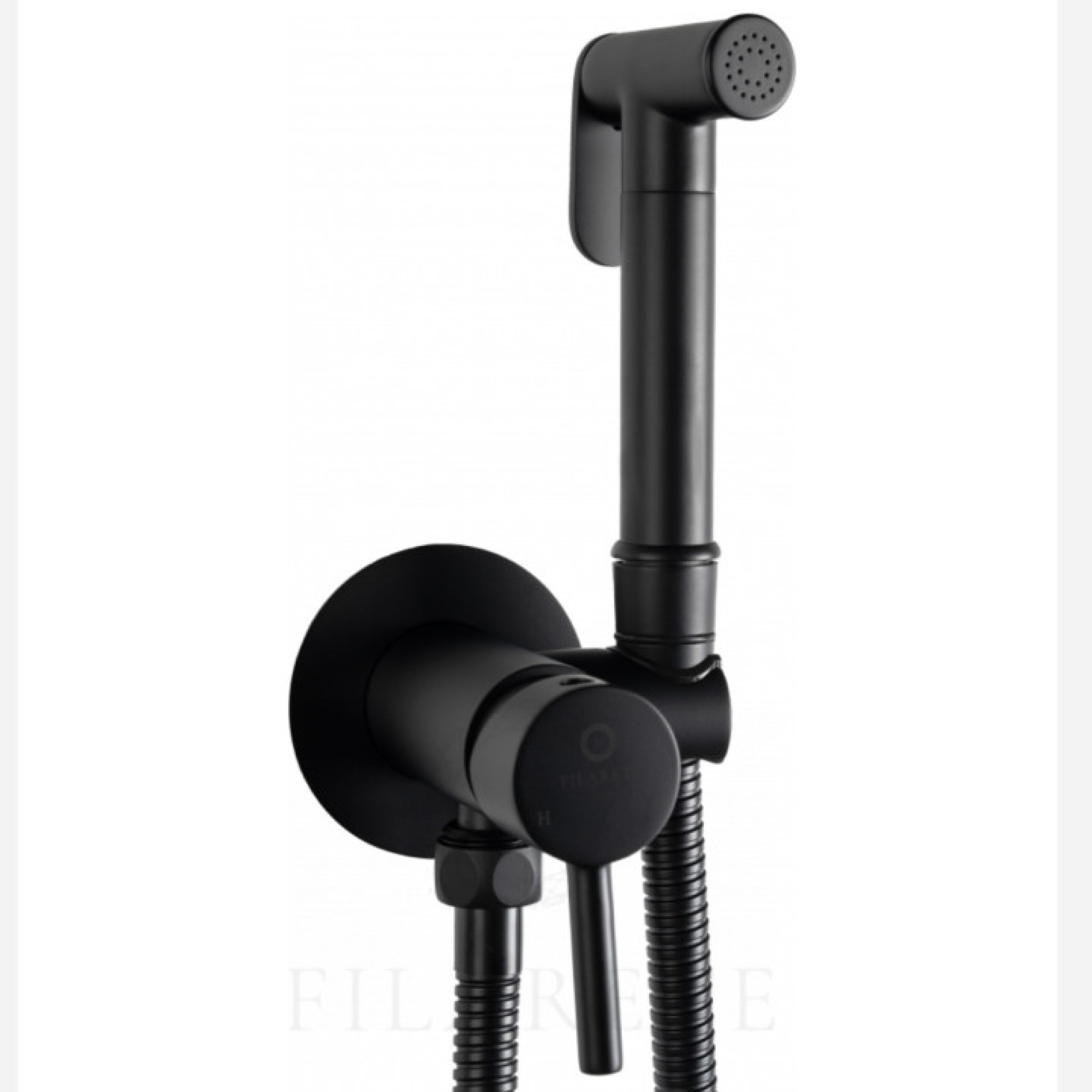 Гигиенический душ Filarete Roun FL100 (черный матовый) фото-6