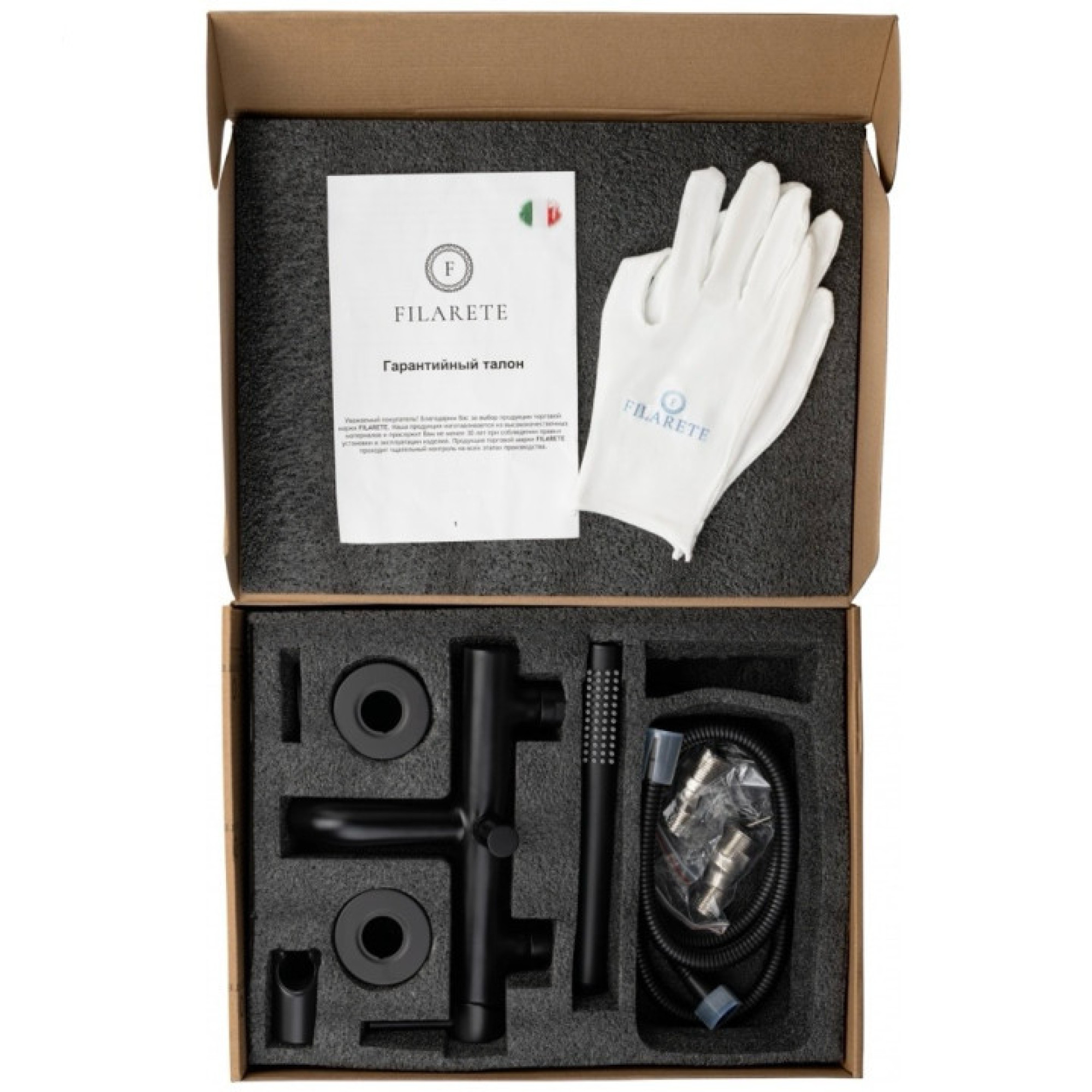 Смеситель Filarete Roun FL2120 (черный матовый) фото-9 Смеситель Filarete Roun FL2120 (черный матовый) фото-9