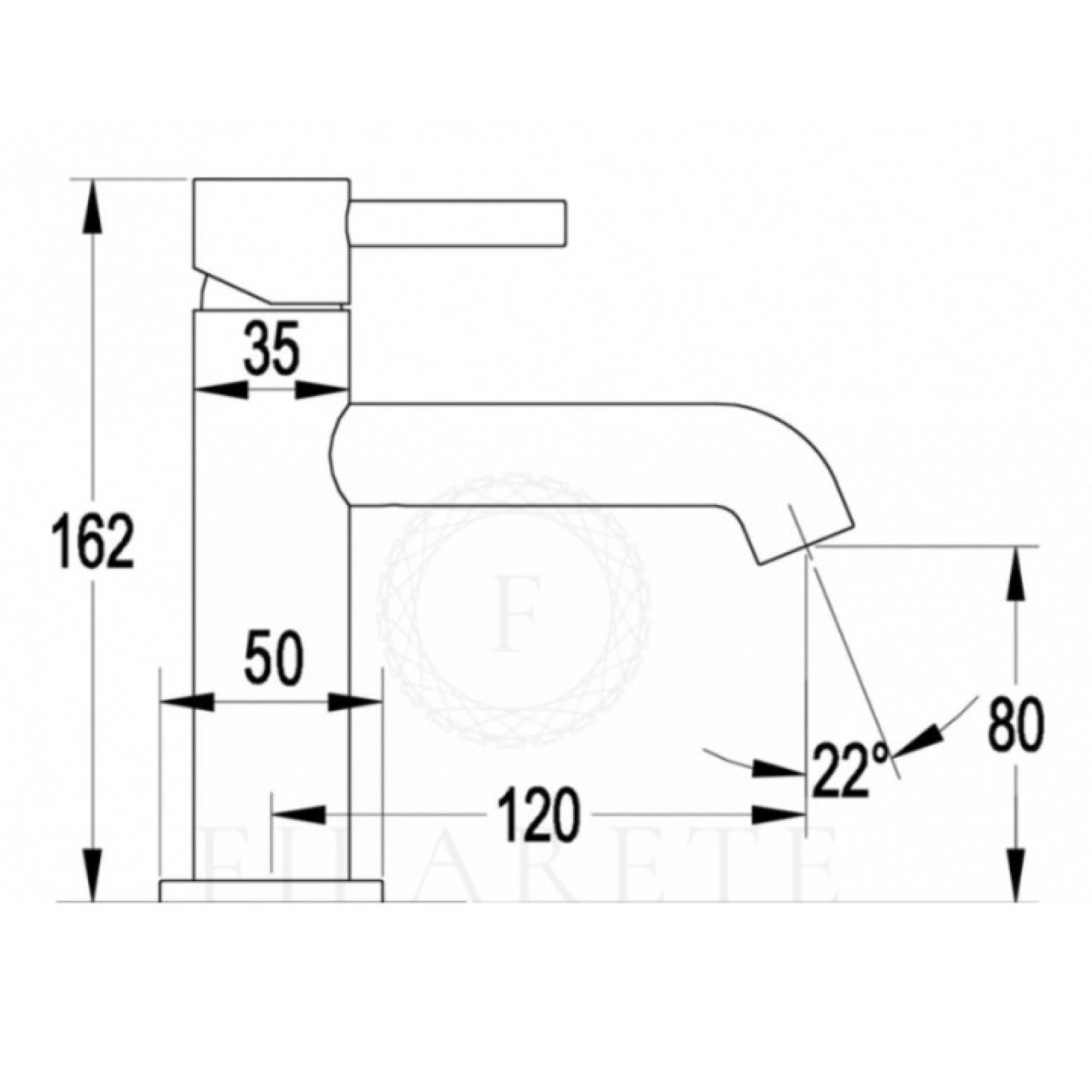 Смеситель Filarete Roun FL5020 (черный матовый) фото-9
