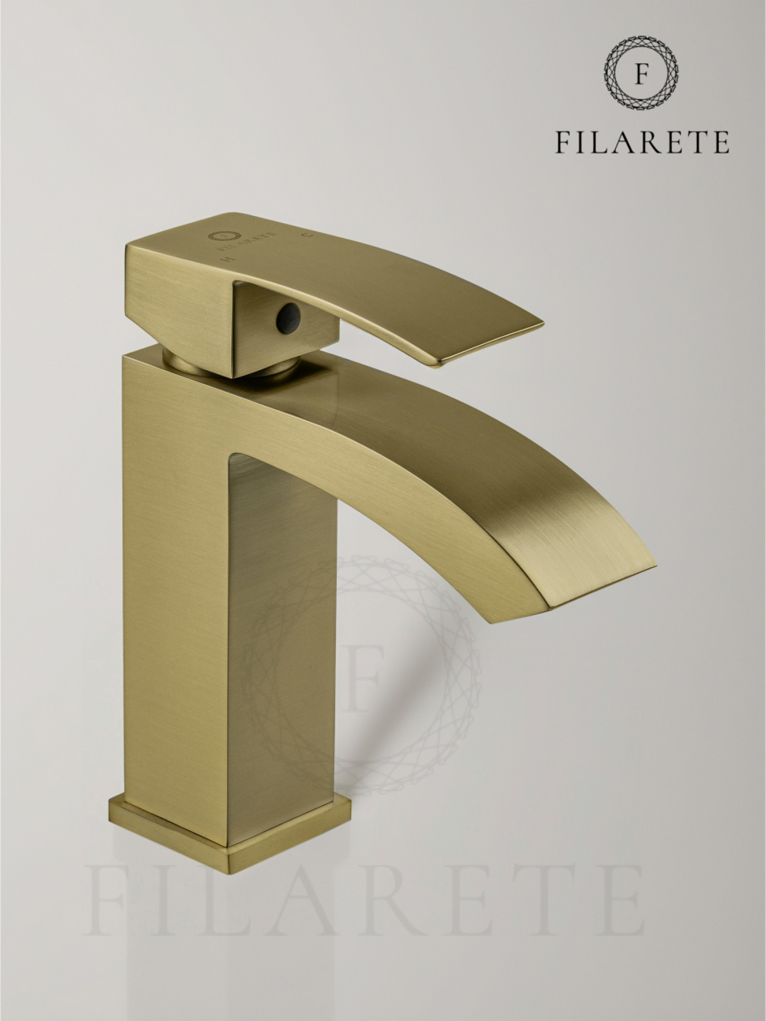 Смеситель Filarete Waterfall FL5010 (матовое золото) фото-4