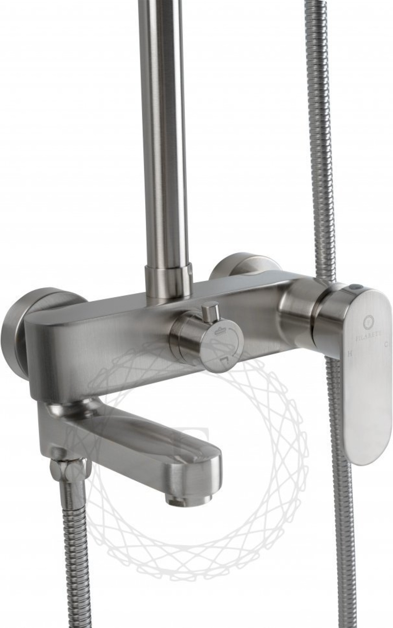 Душевая система  Filarete Retta FL2030 (никель) фото-2