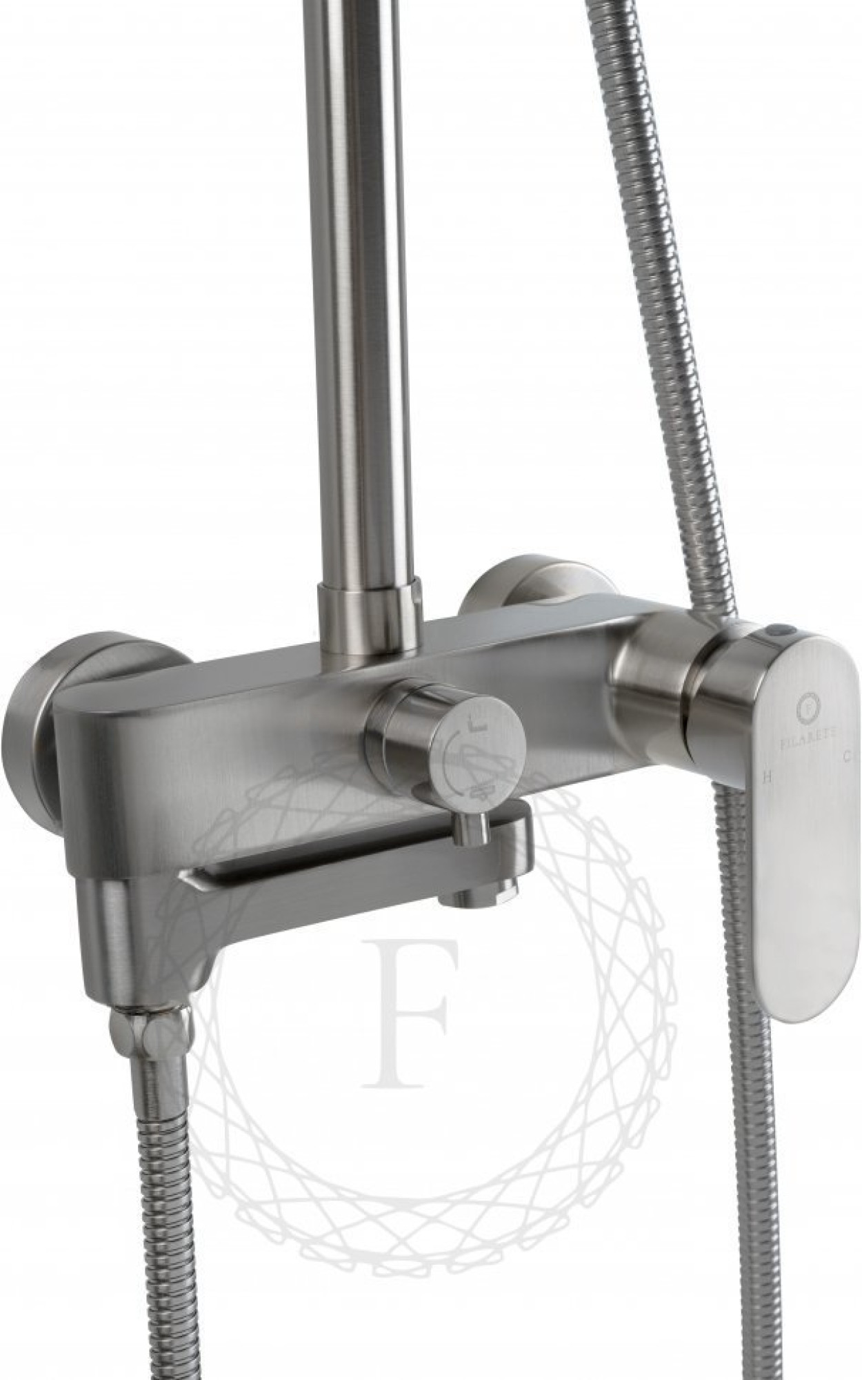 Душевая система  Filarete Retta FL2030 (никель) фото-3