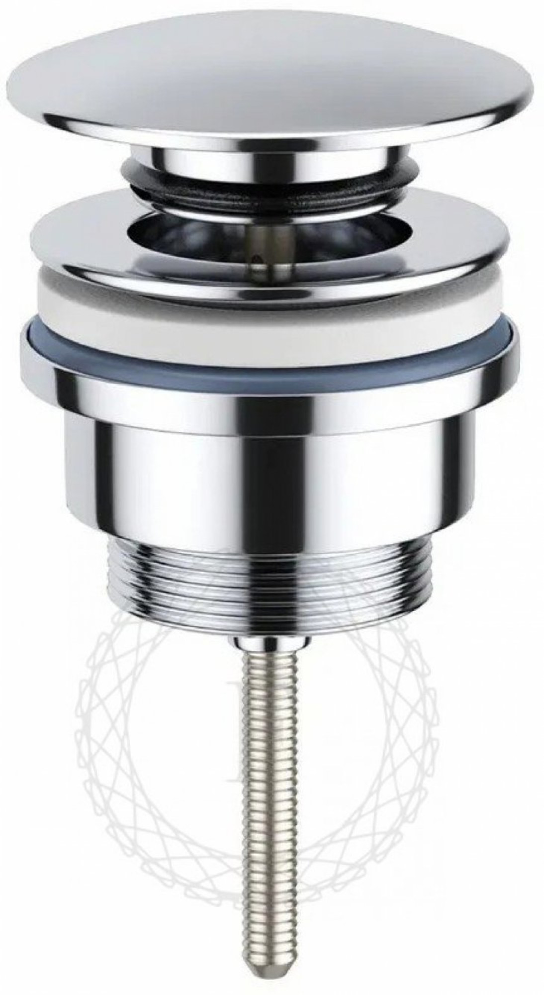 Донный клапан Filarete FL75 (хром) фото-3