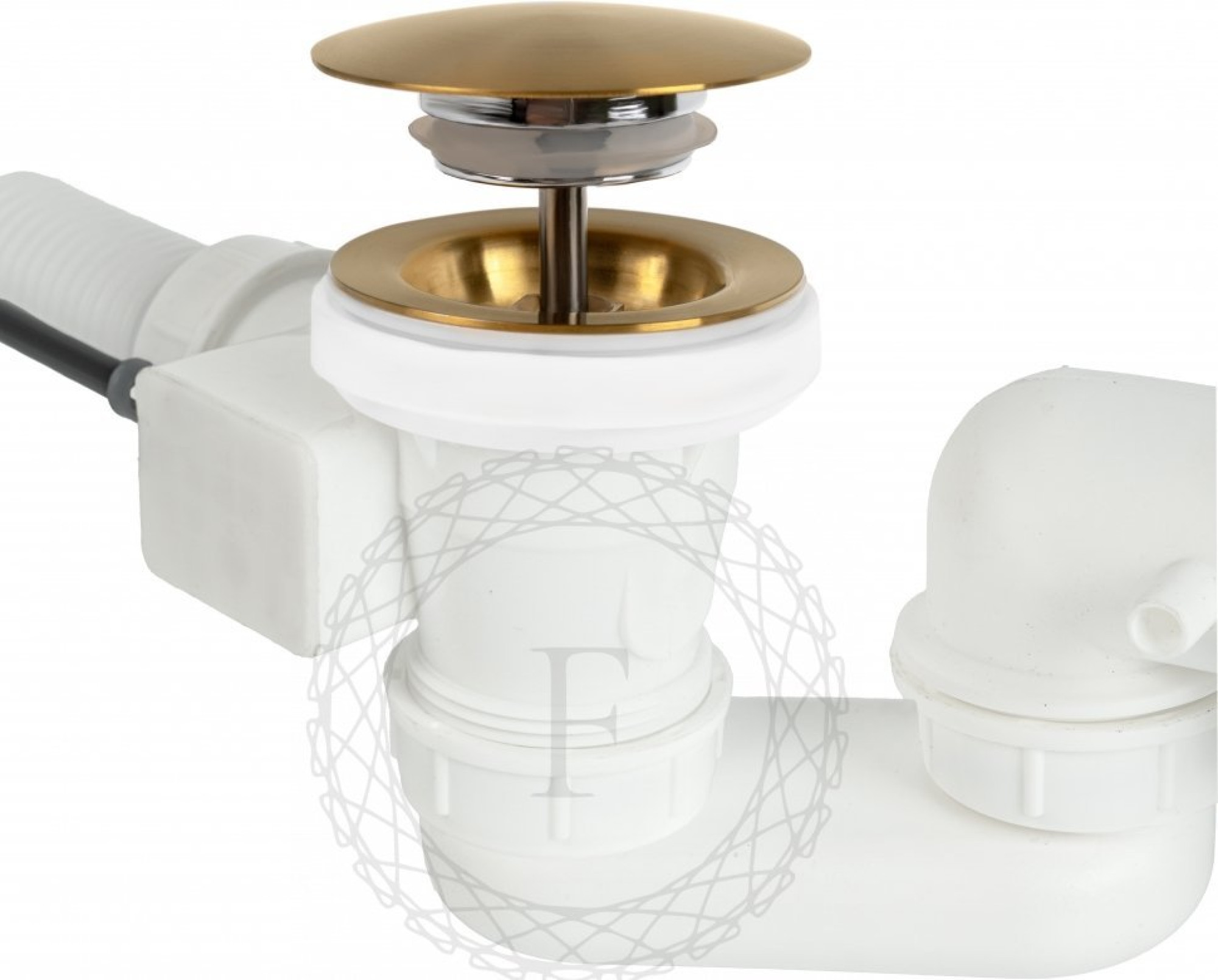 Сифон Filarete FL80 (золотой брашированный) фото-3