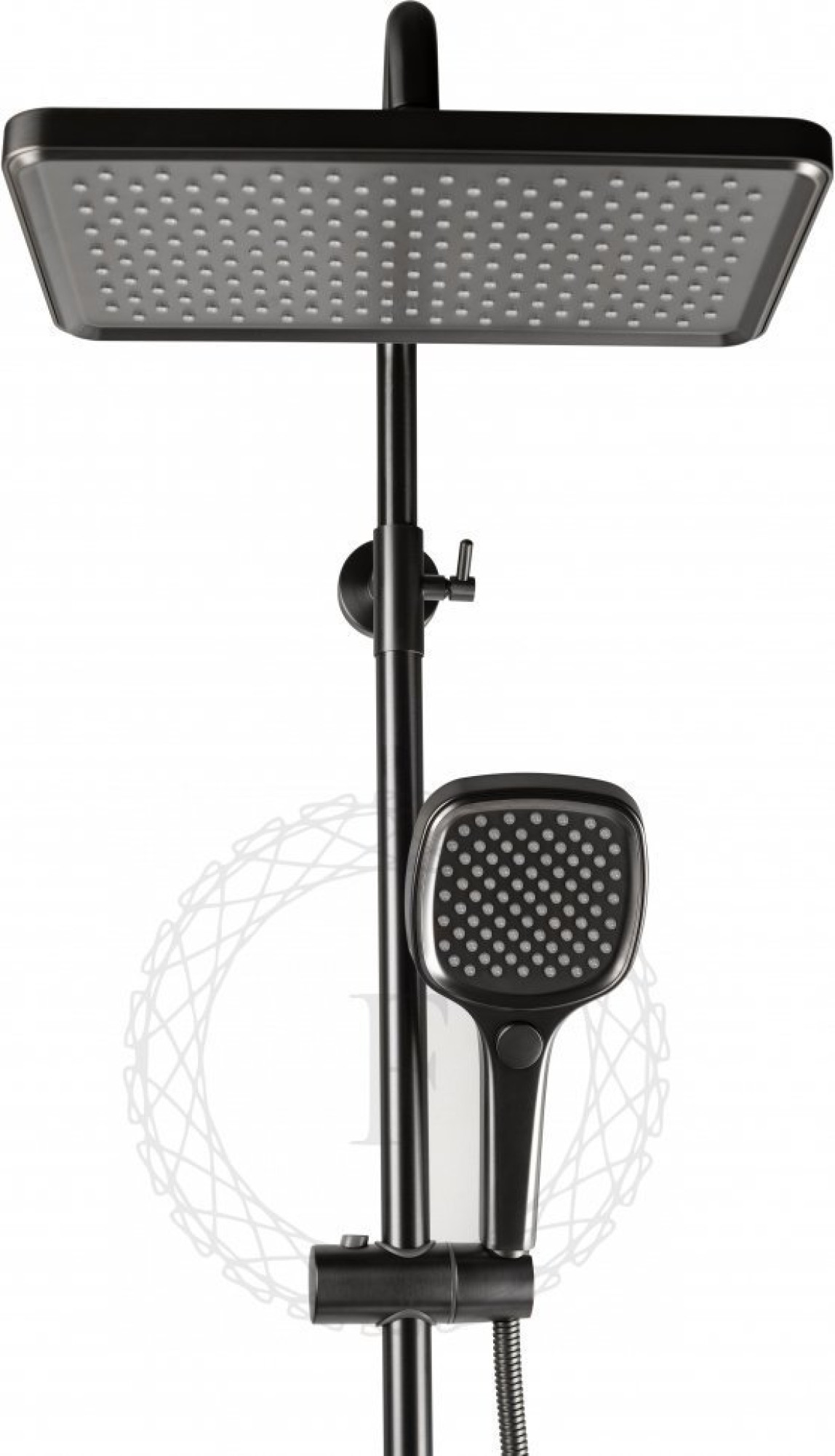 Душевая система Filarete Retta FL2030 (графит) фото-7 Душевая система Filarete Retta FL2030 (графит) фото-7