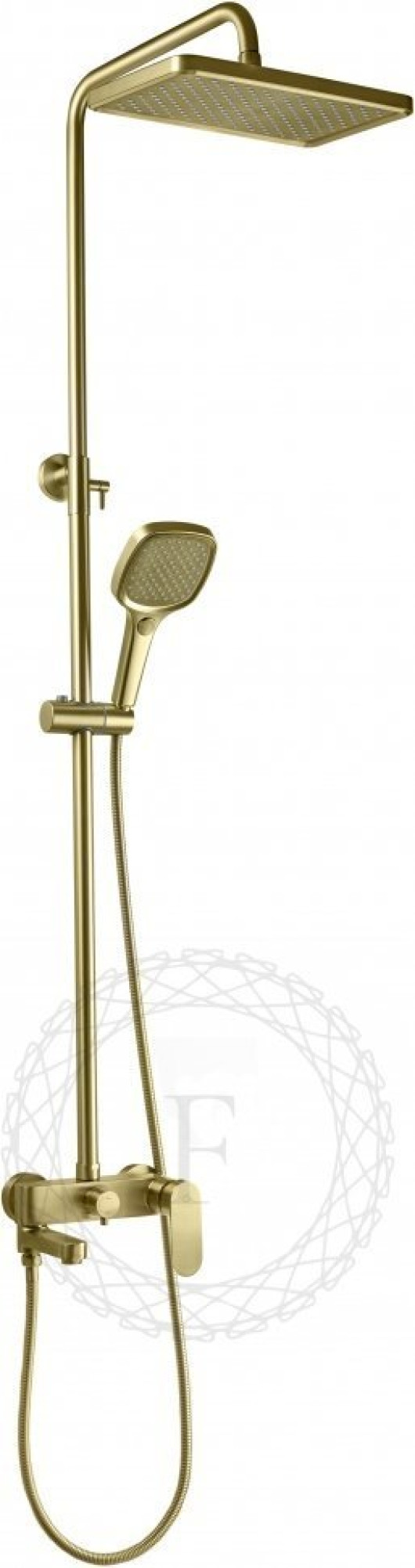 Душевая система  Filarete Retta FL2030 (матовое золото) - фото1