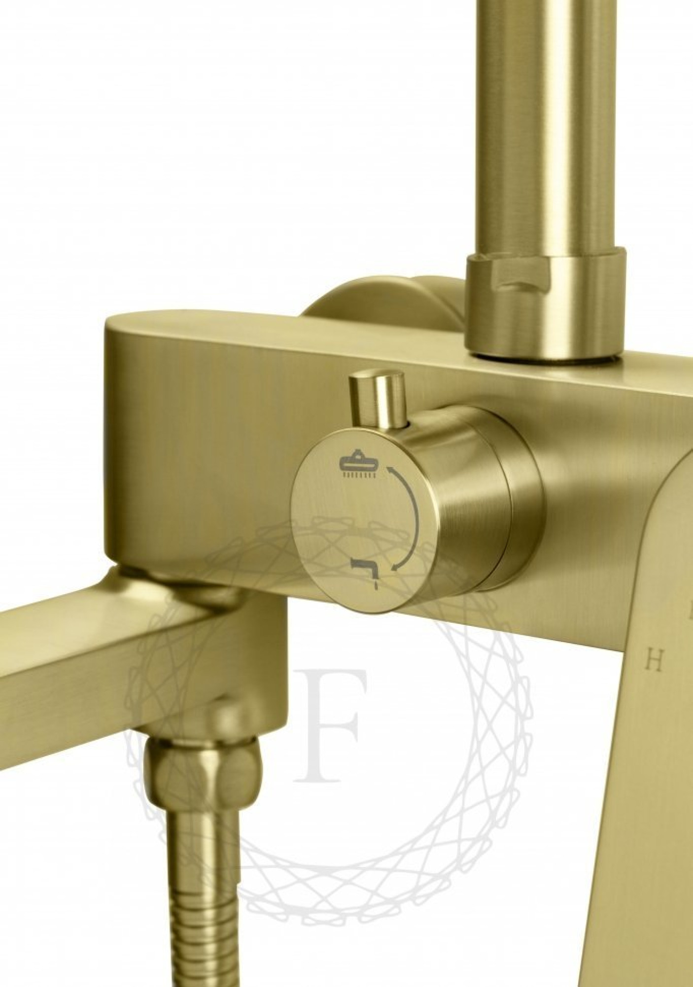 Душевая система Filarete Retta FL2030 (матовое золото) фото-4 Душевая система Filarete Retta FL2030 (матовое золото) фото-4