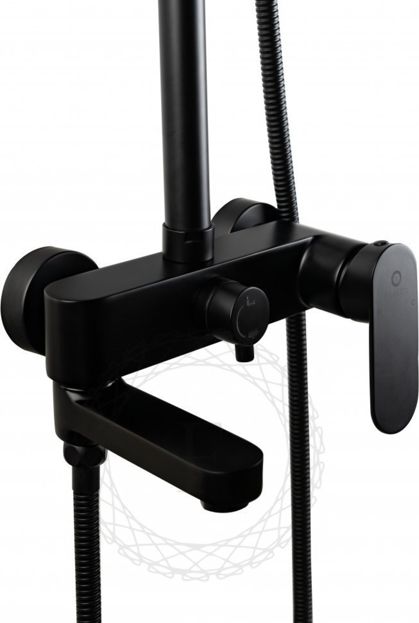 Душевая система  Filarete Retta FL2030 (черный матовый) фото-3