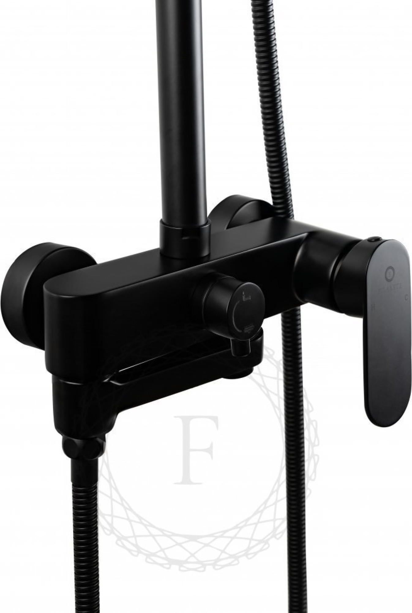 Душевая система  Filarete Retta FL2030 (черный матовый) фото-4