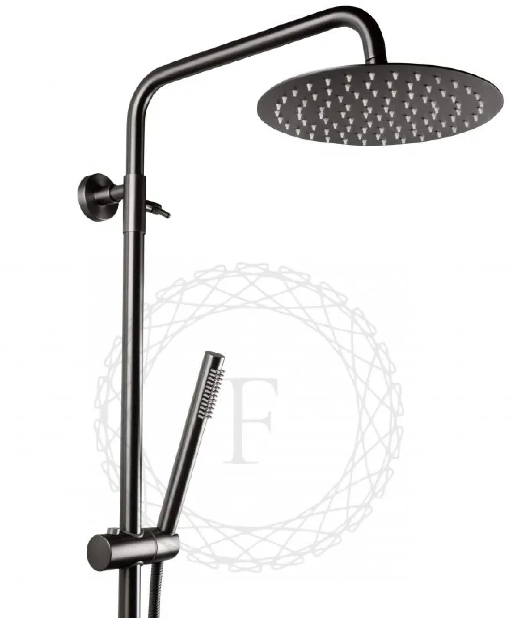 Душевая система  Filarete Roun FL2020 (графит) фото-7